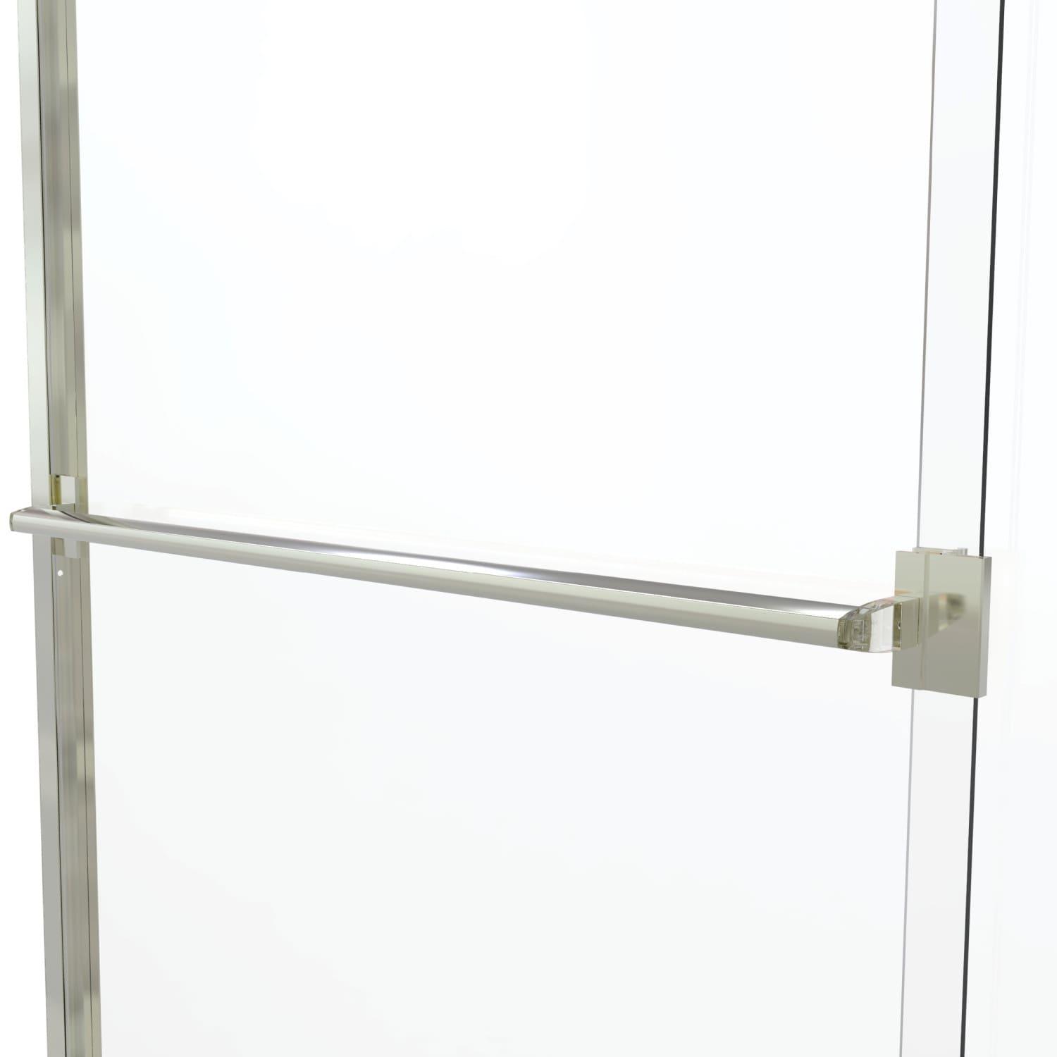 Classic 56" W x 57" H Bypass Frameless Tub Door