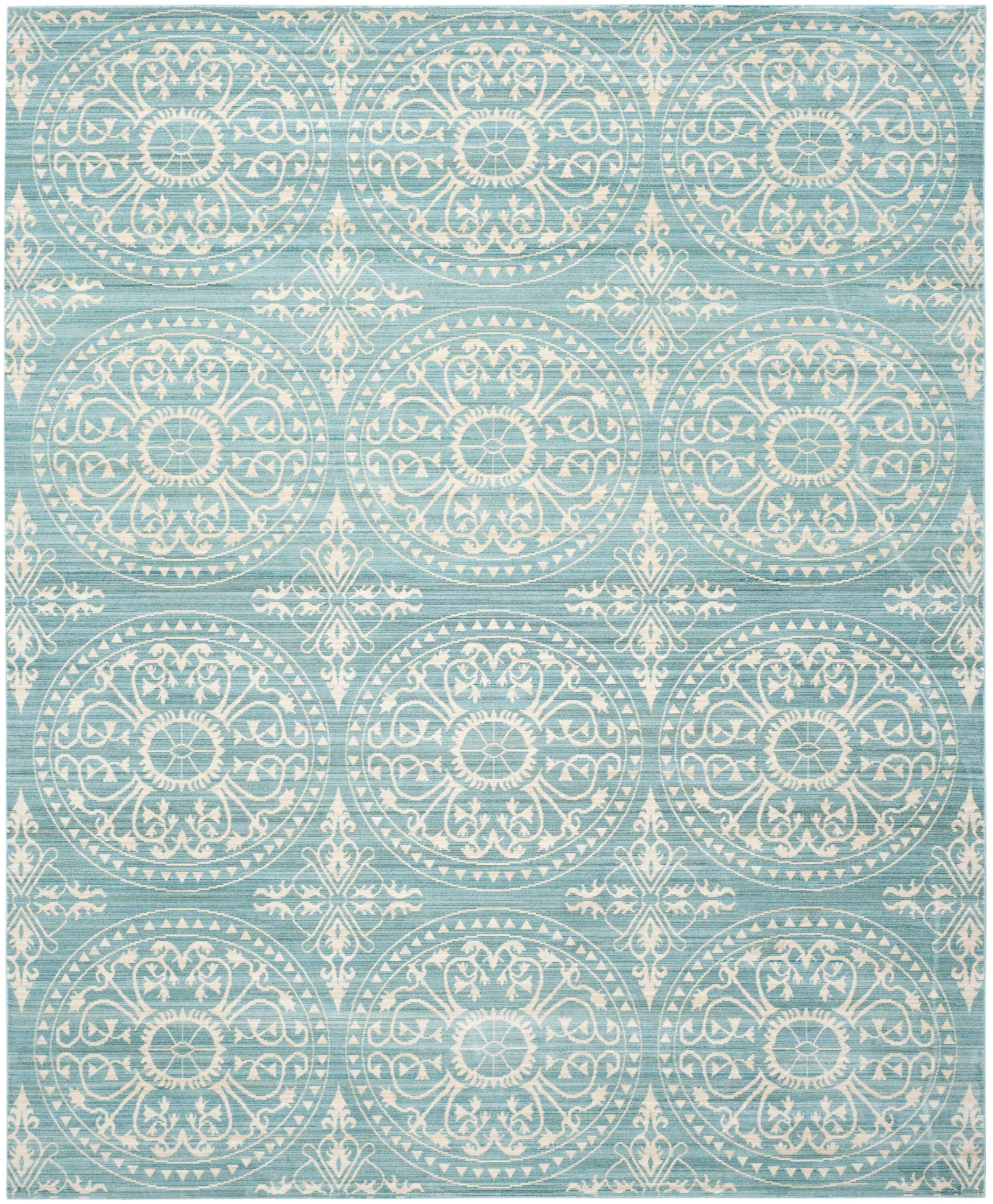 Valencia VAL214 Power Loomed Indoor Area Rug - Alpine/Cream - 8'x10' - Safavieh