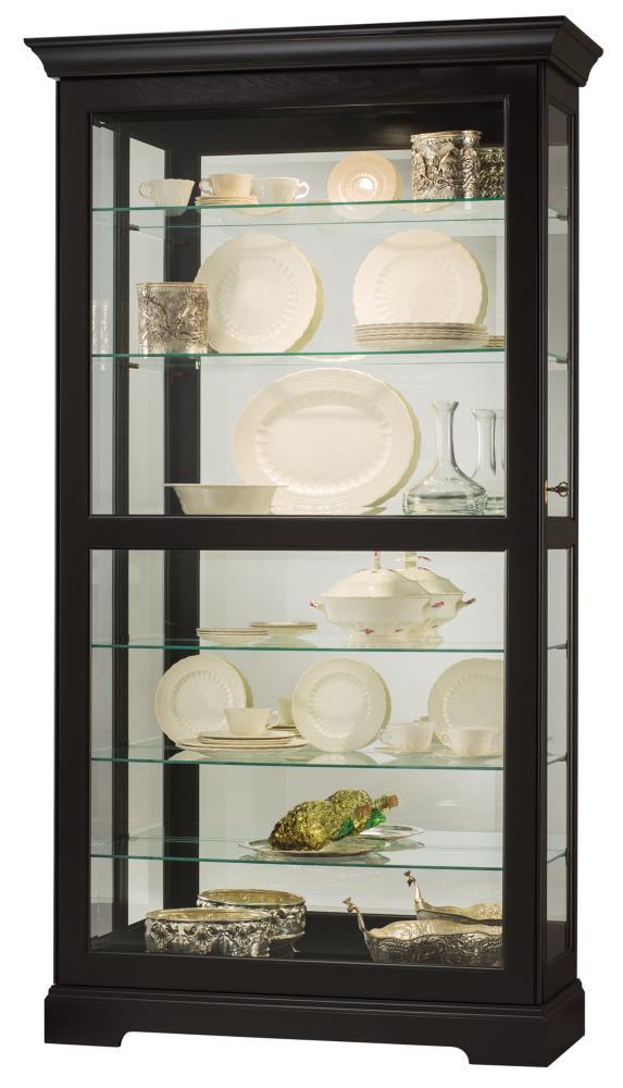 Howard Miller Tyler Ii Curio Cabinet 680538 Black Satin