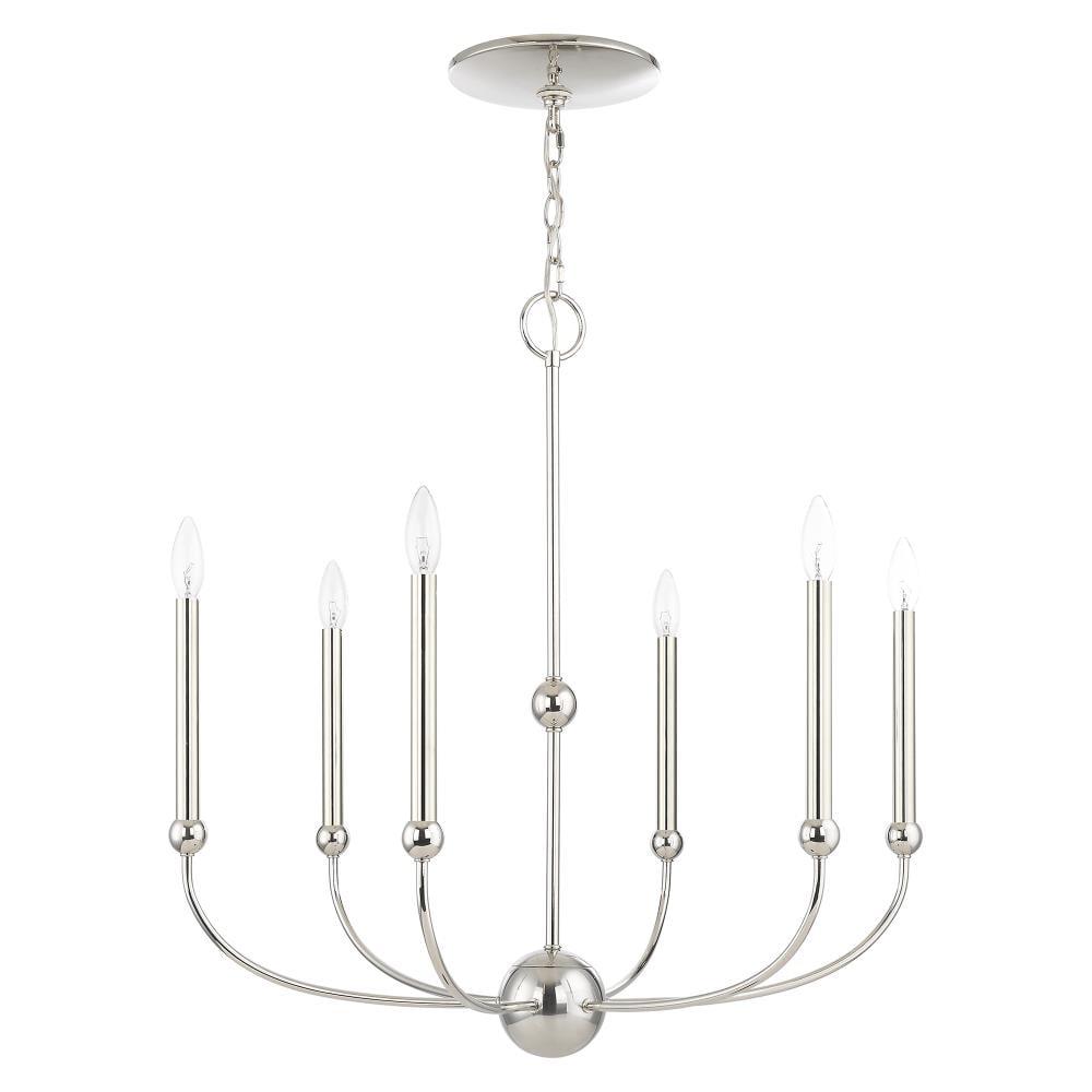 6 - Light Dimmable Chandelier