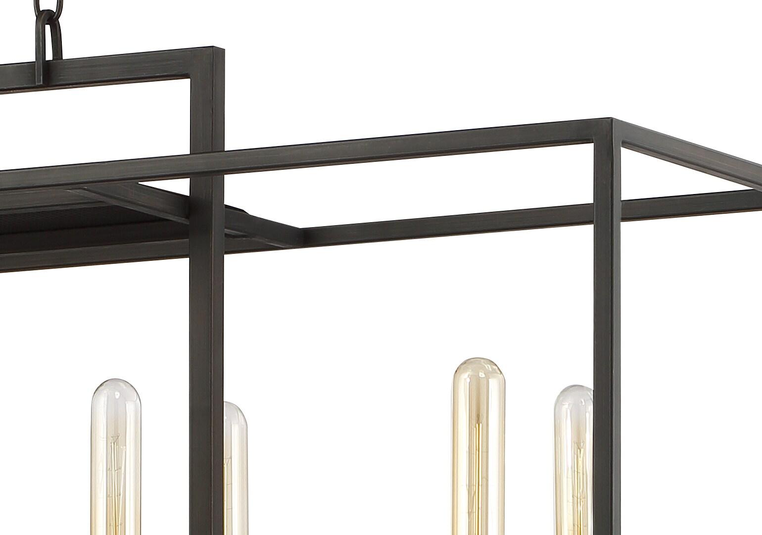 Craftmade 41528 Cubic 8 Light 36" Wide Linear Chandelier - Bronze