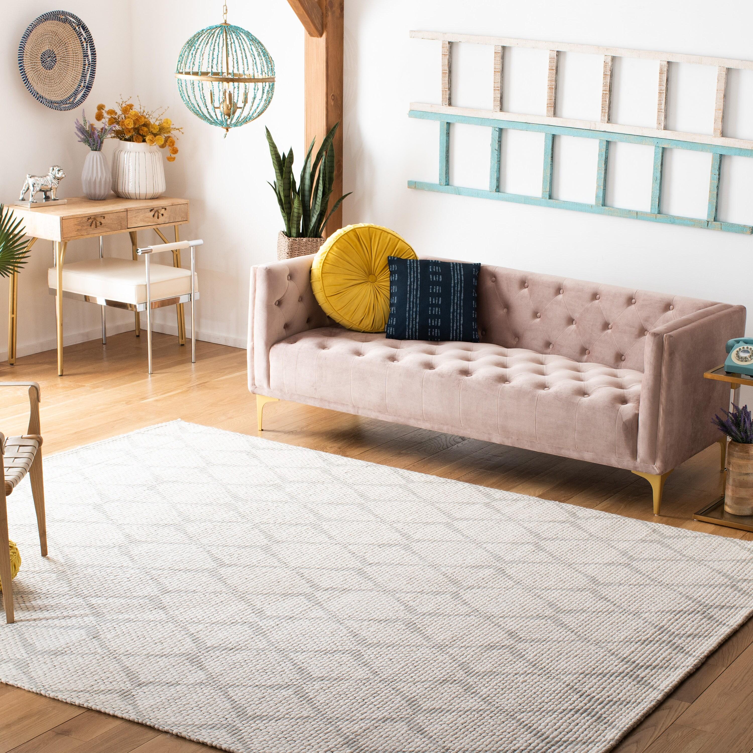 Marbella MRB551 Power Loomed Area Rug - Ivory - 4'x6' - Safavieh.