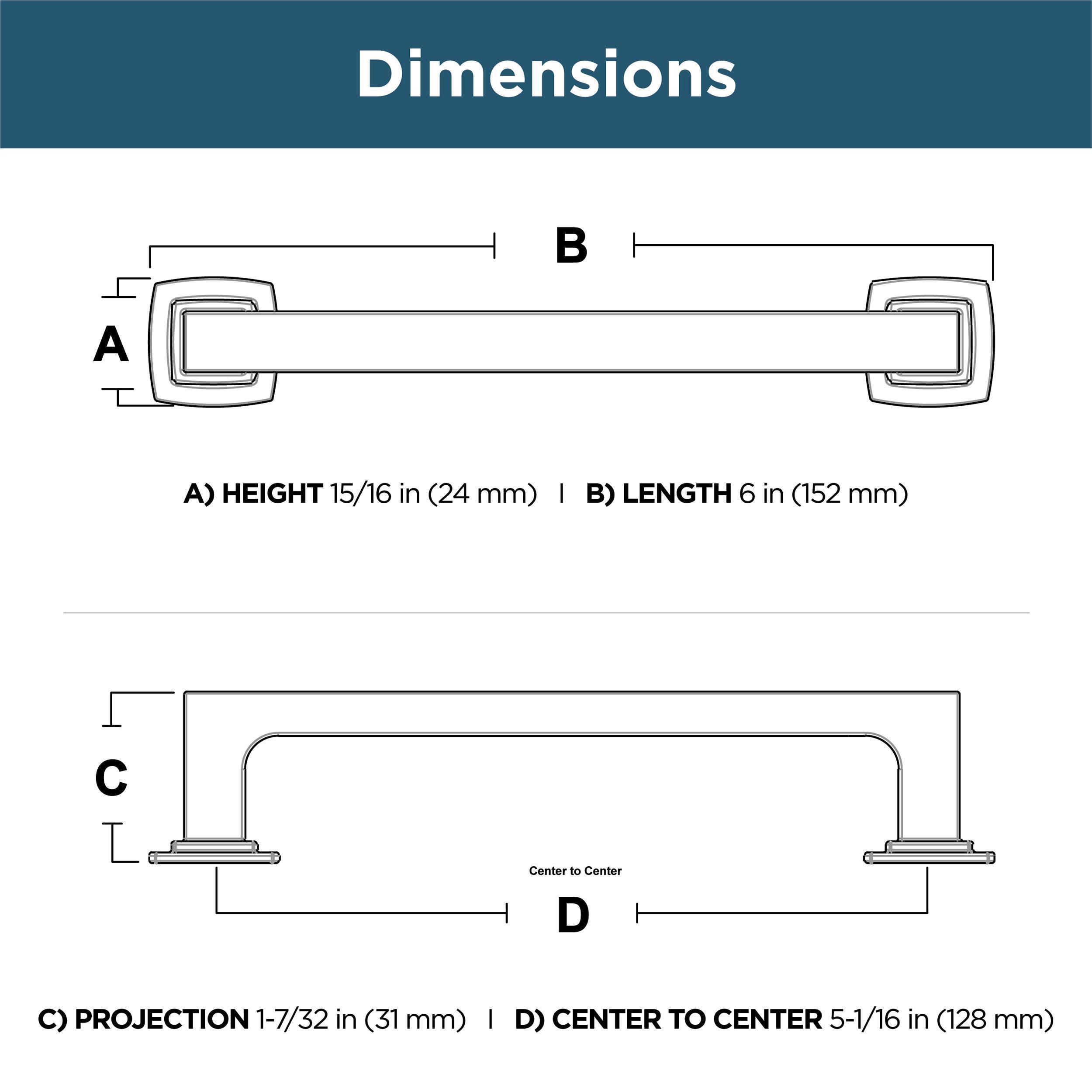 Franklin Brass Parow Bar Pull (Set of 10)