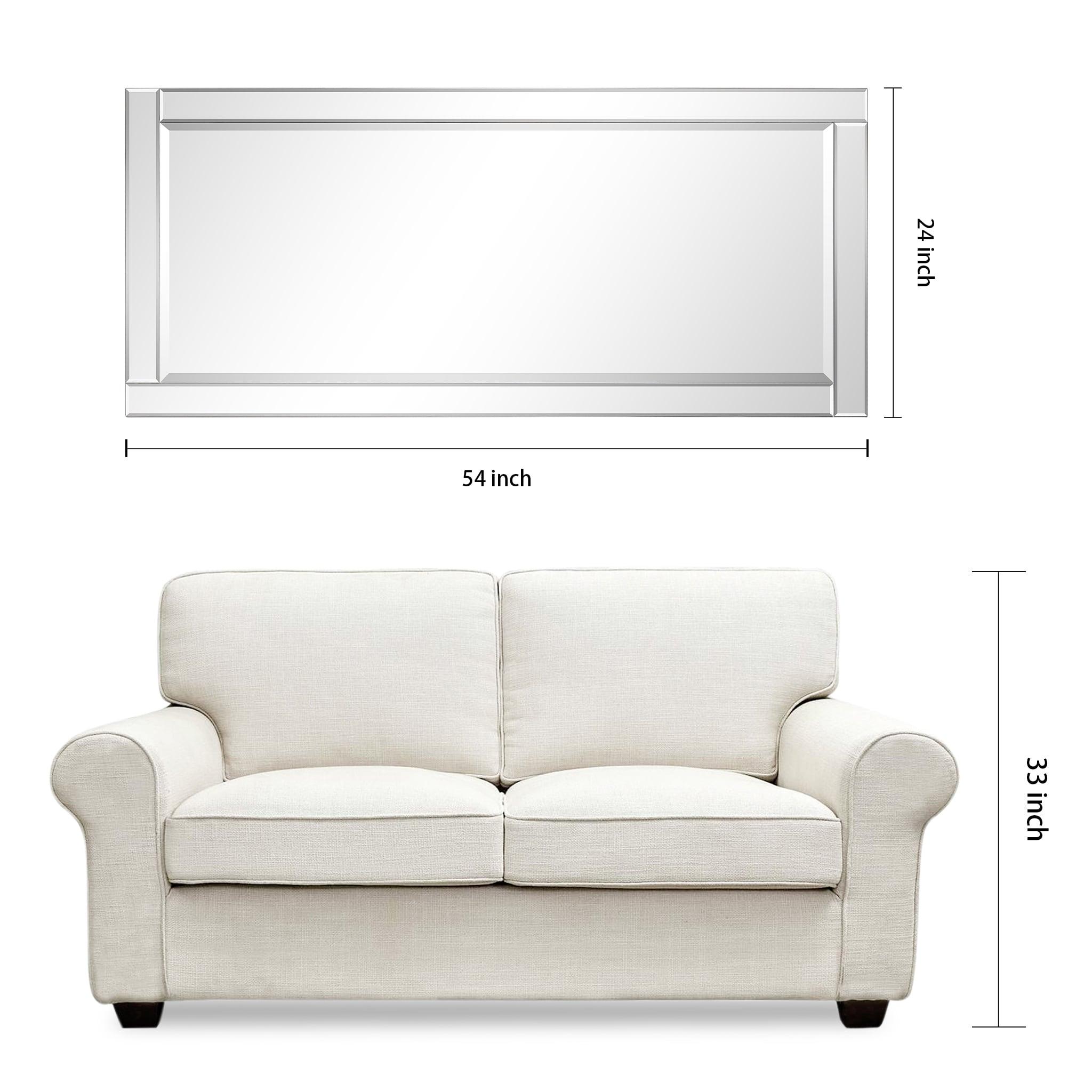 Empire Art Direct  Moderno Beveled Rectangle Wall Mirror