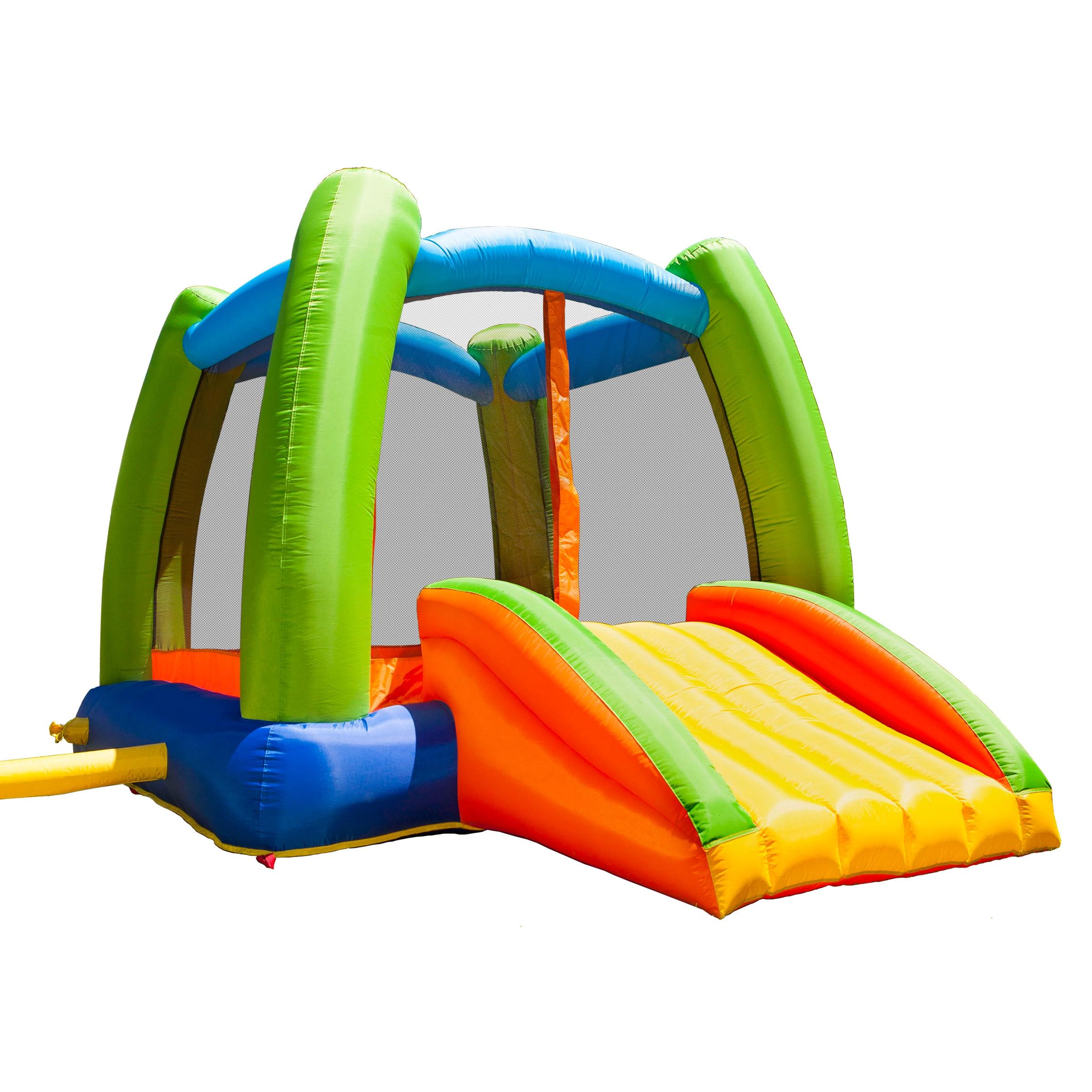 Sportspower My 1st Jump 'n Play, 12 feet Inflatable Bounce House with Lifetime Warranty on Blower, Great for Kids Aged 3-8