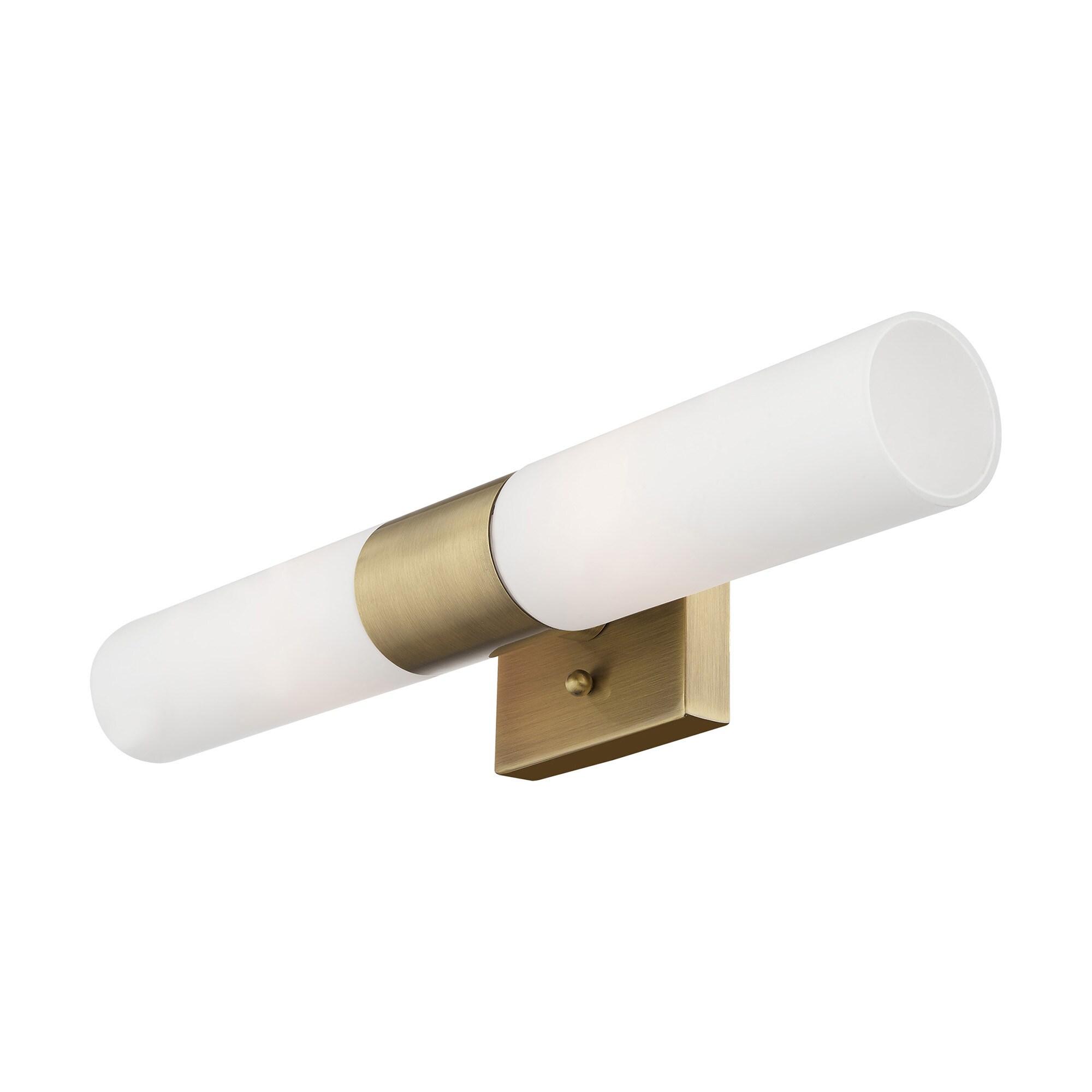Livex Lighting Aero 2 - Light Vanity in  Antique Brass