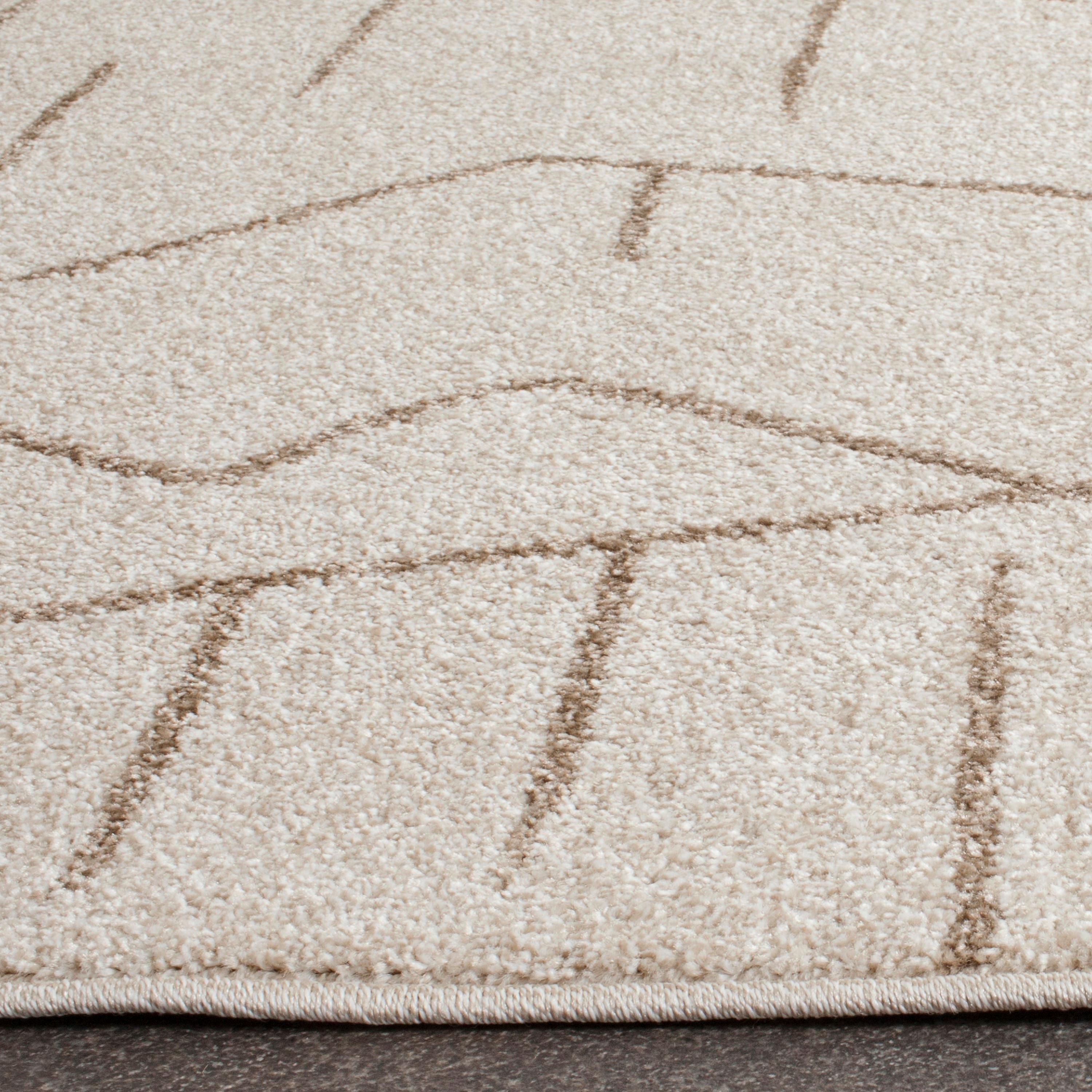 Amherst AMT429 Power Loomed Area Rug - Ivory/Grey - 4'x6' - Safavieh.