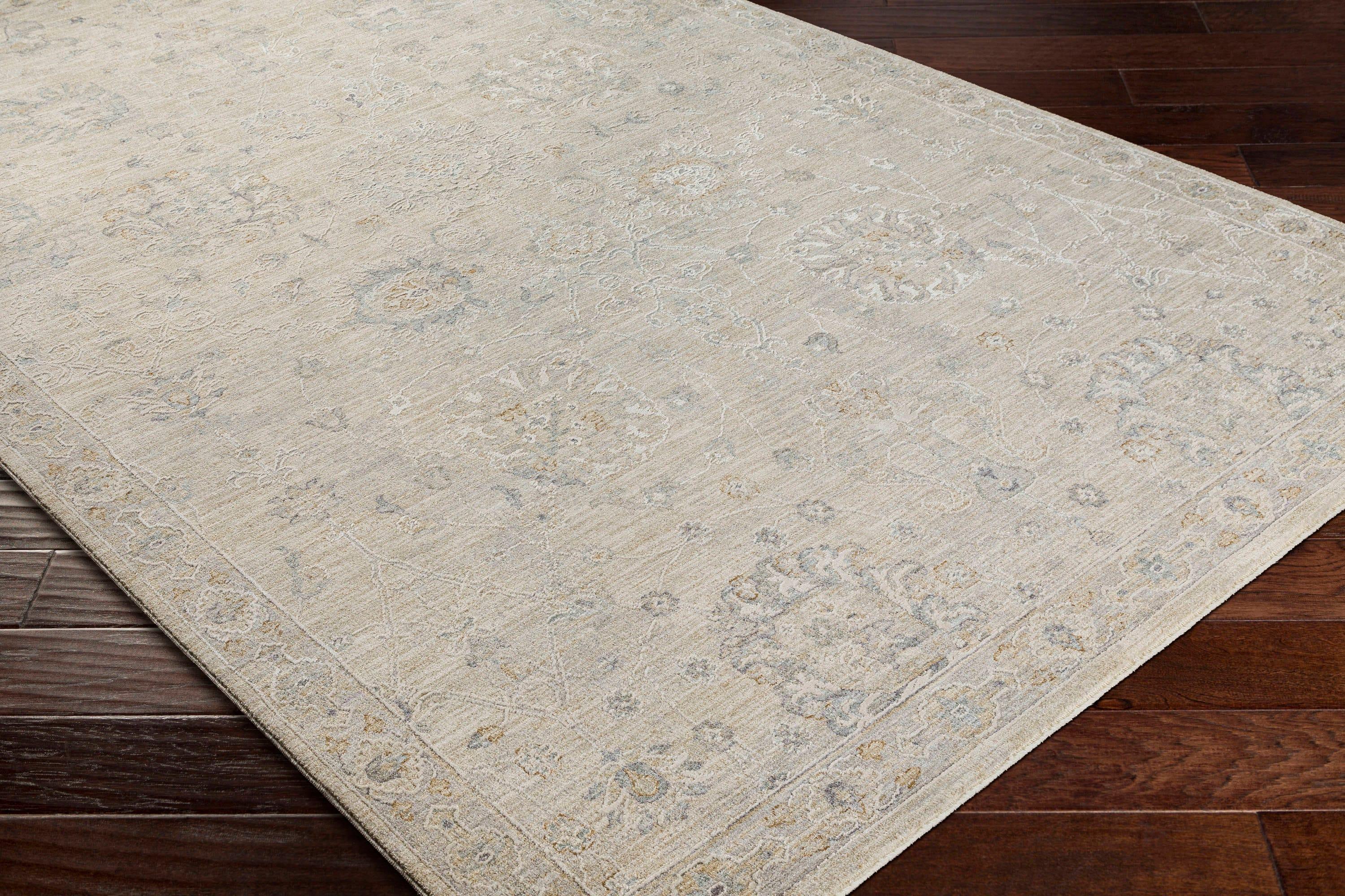 Reversible Handmade Gray Cotton Blend 5' x 7' Area Rug