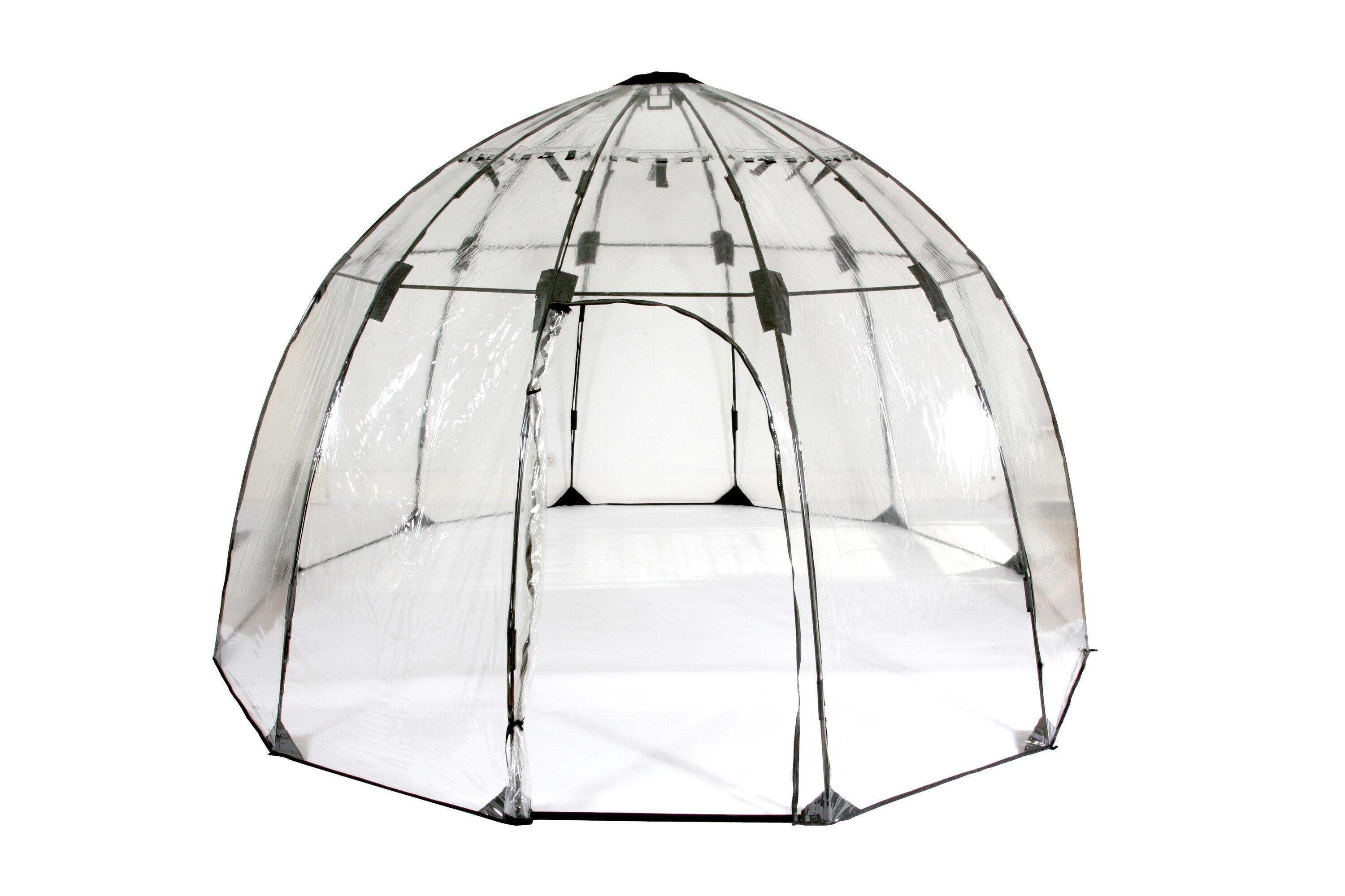 Haxnicks 11.5 Ft. W x 11.5 Ft. D Large Sunbubble Walk-in Greenhouse