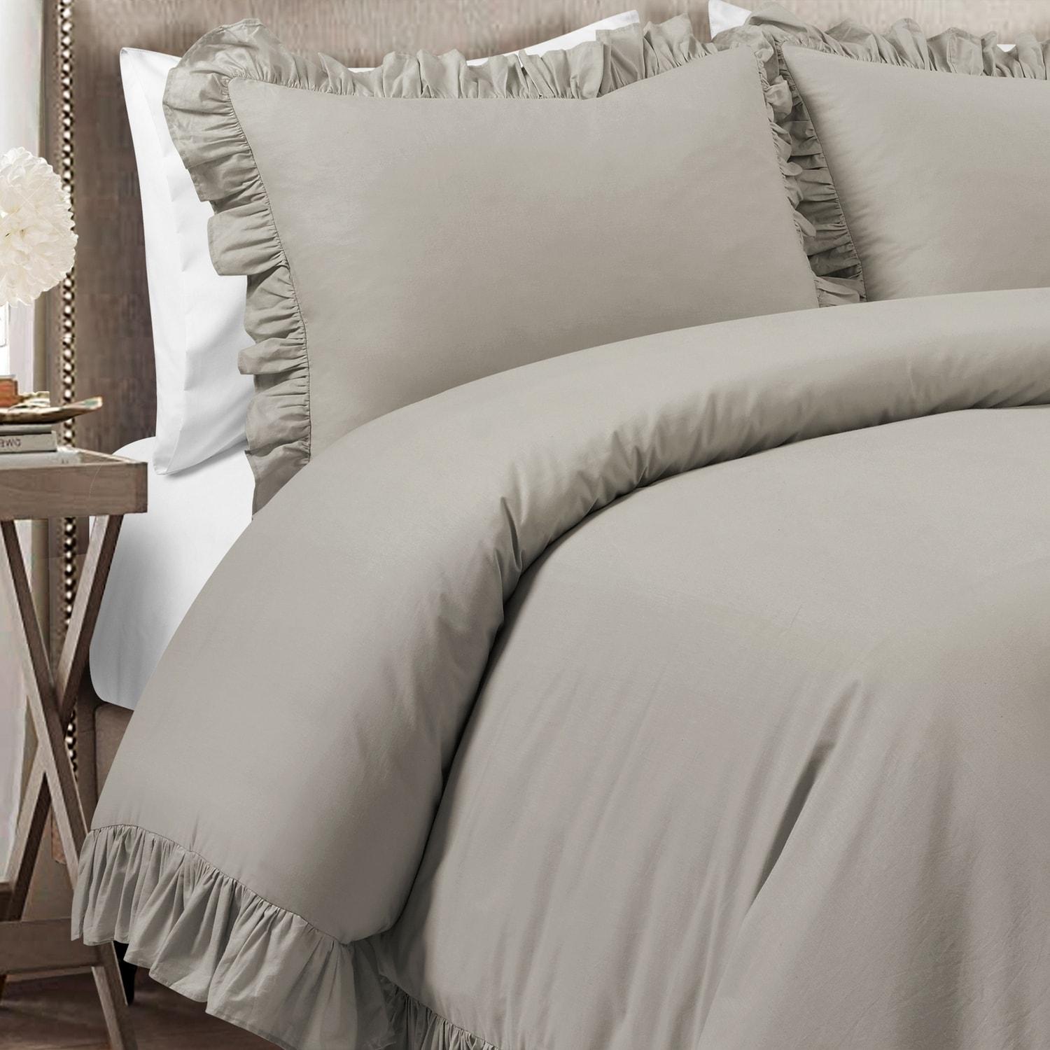 Lush Decor Cotton Duvet Cover Set