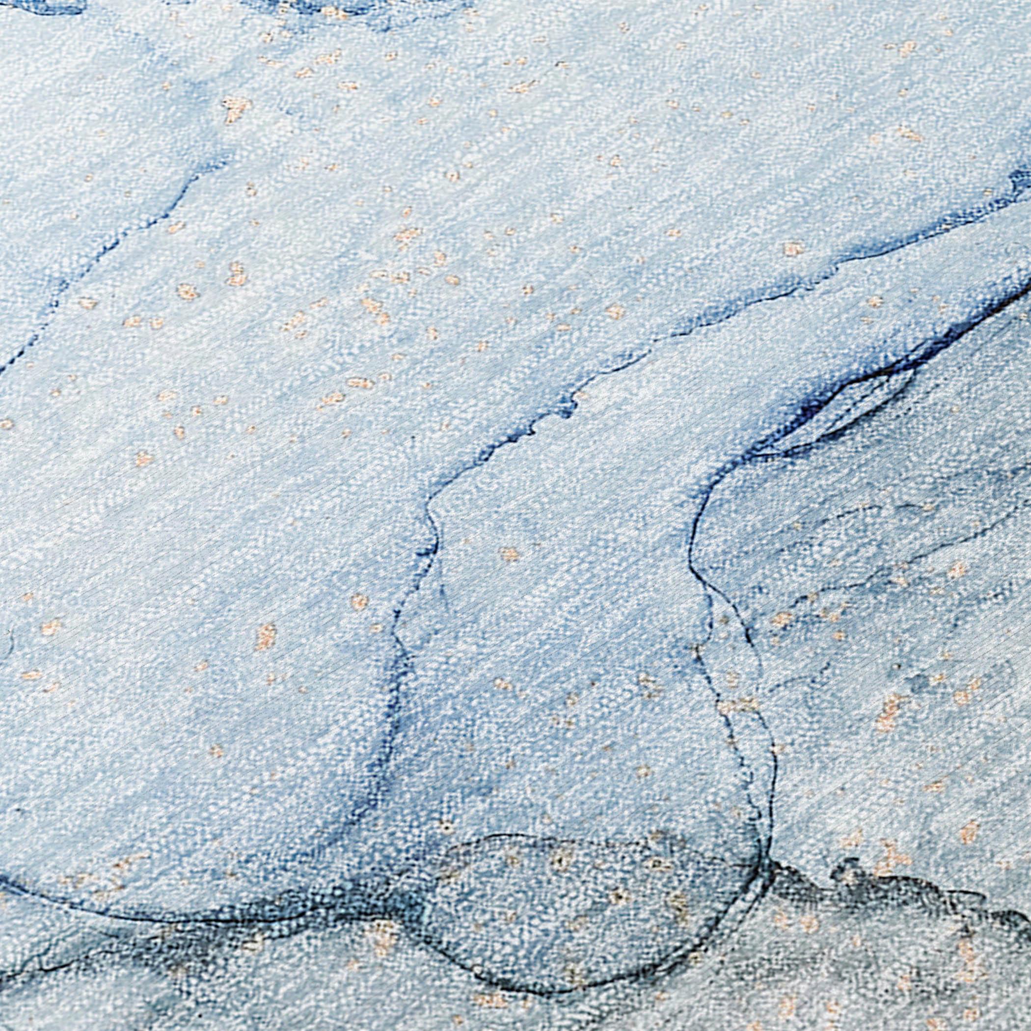 Addison Rugs Chantille ACN512 Blue 2'3" x 7'6" Indoor Outdoor Hallway Runner Rug, Stain Resistant Washable Kitchen Area Carpet for Bathroom, Laundry and Bedroom