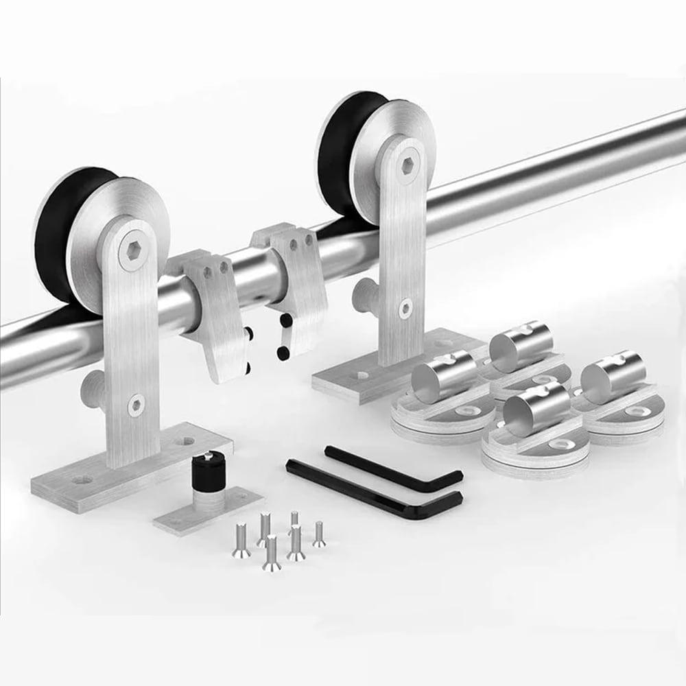 Lazio Sliding Standard Single Door Barn Door Hardware Kit