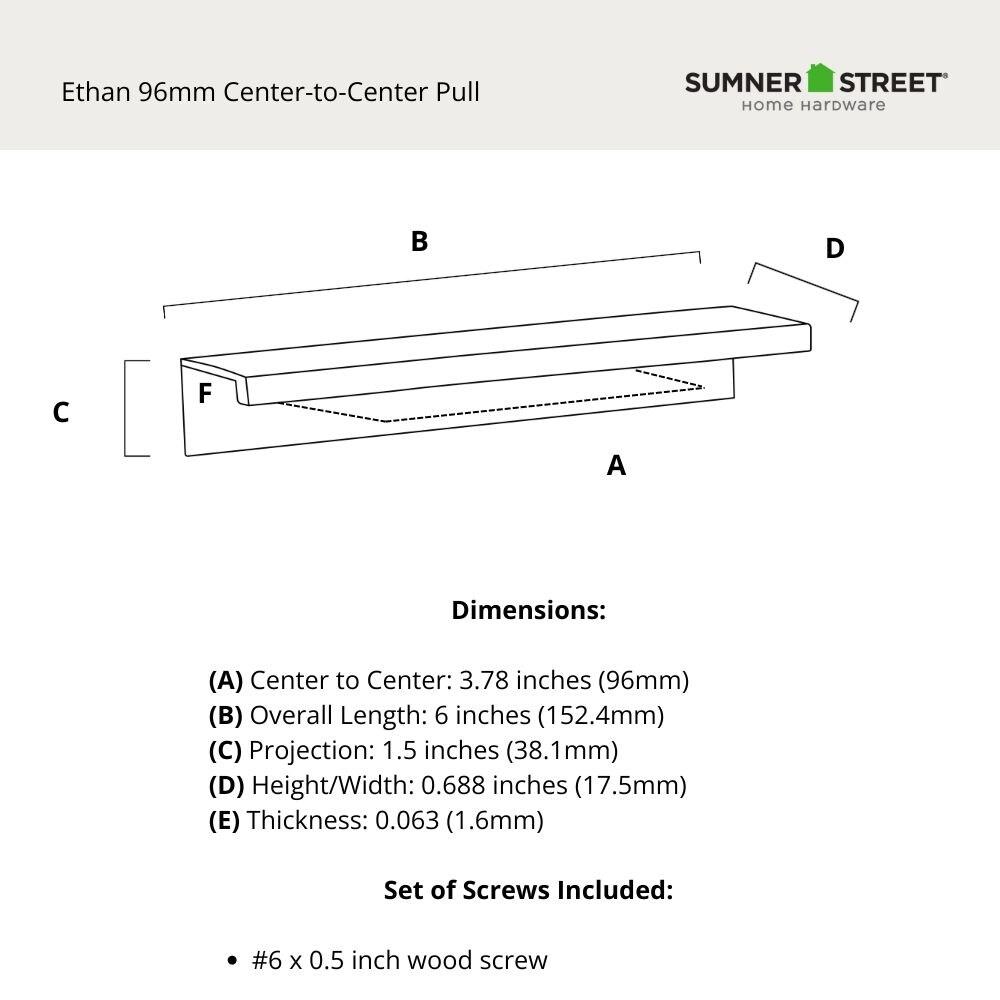 Ethan 96mm Center to Center Pull