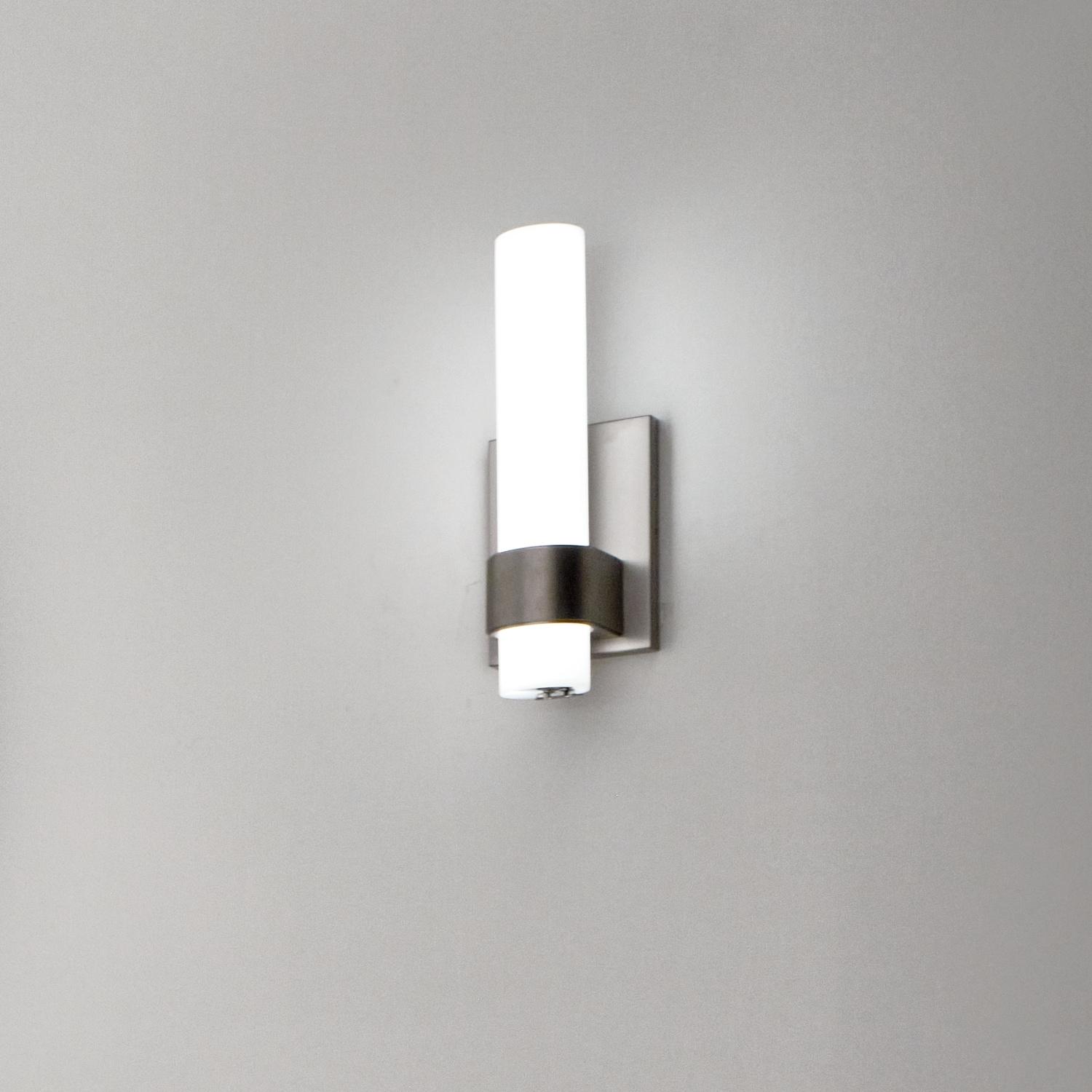 13 Inch 1 Led Wall Sconce-Brushed Nickel Finish Elan Lighting 83746