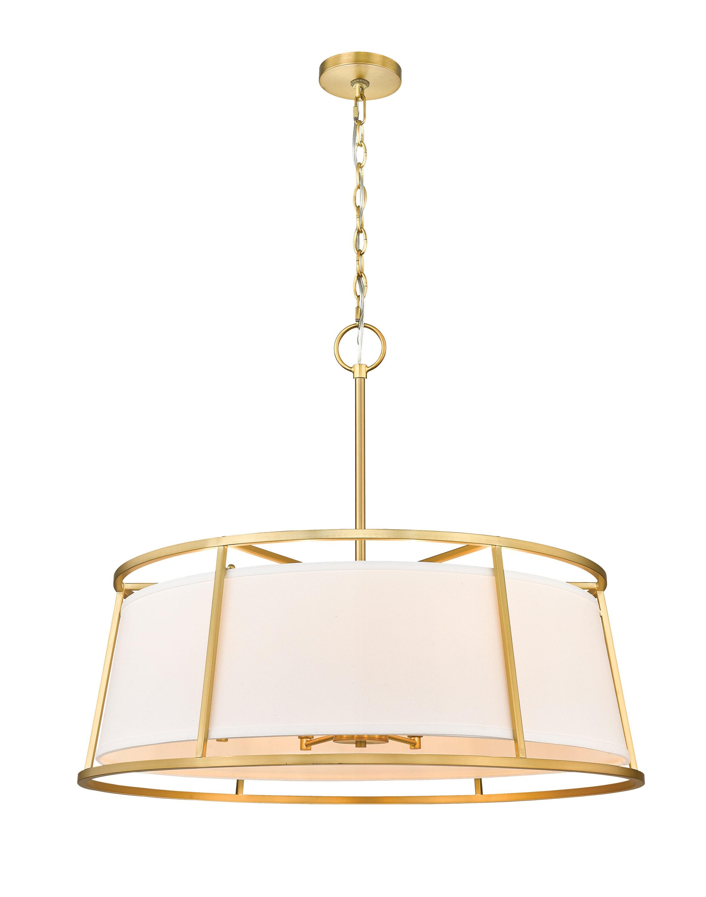 Z-Lite Lenyx 8 - Light Chandelier in  Rubbed Brass