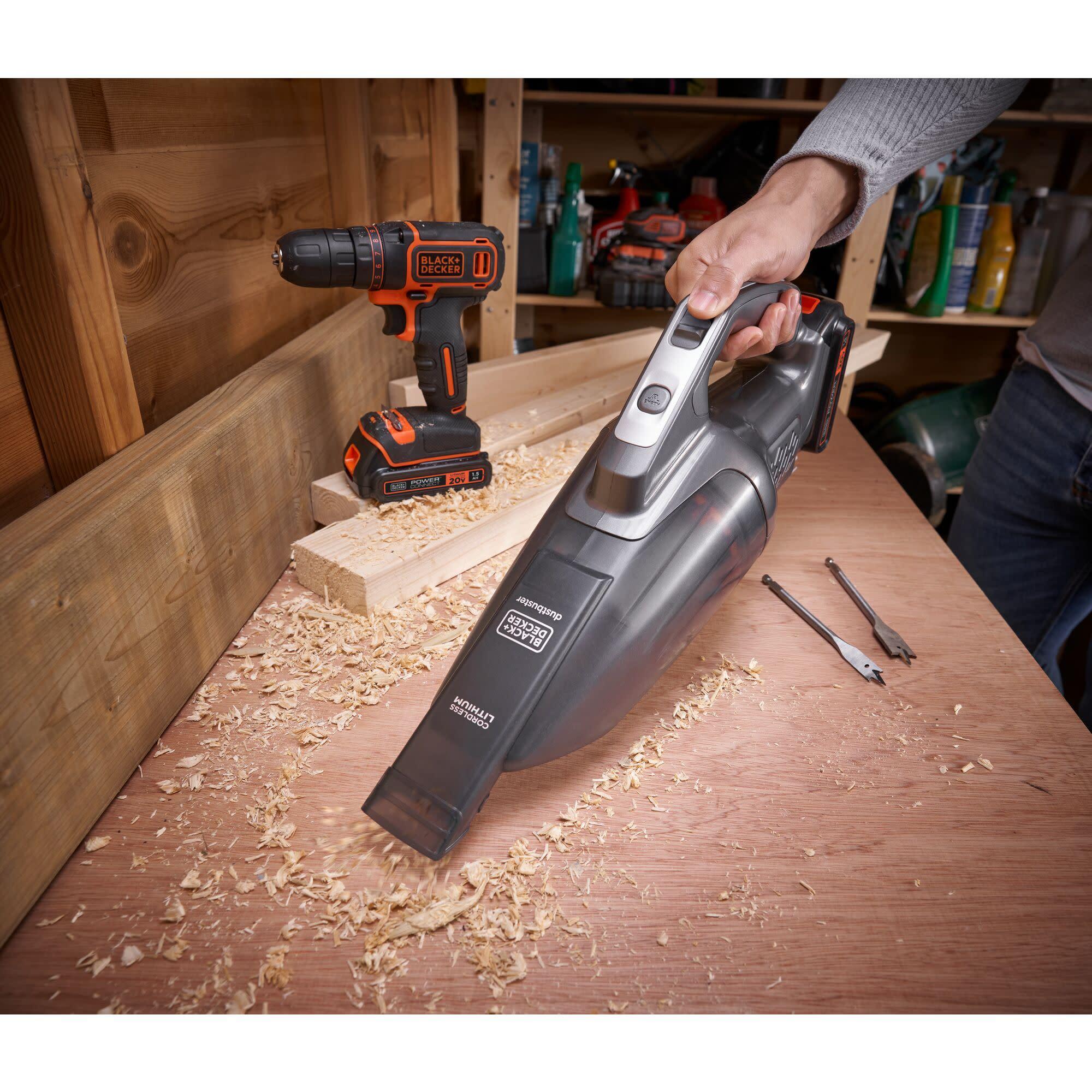 BLACK+DECKER Dustbuster 20V MAX POWERCONNECT Cordless Handheld Vacuum, BCHV001C1