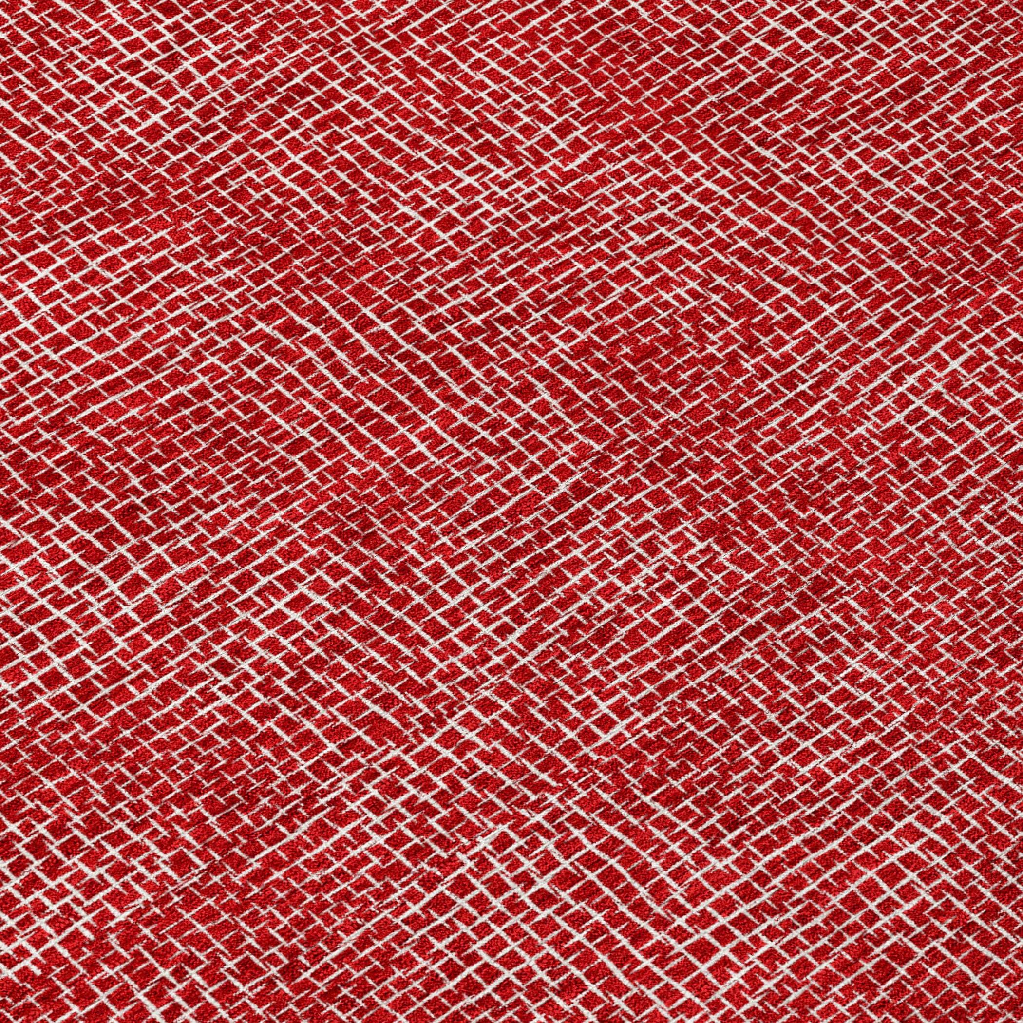 Machine Washable Indoor/Outdoor Chayden ACN1057 Red Rug