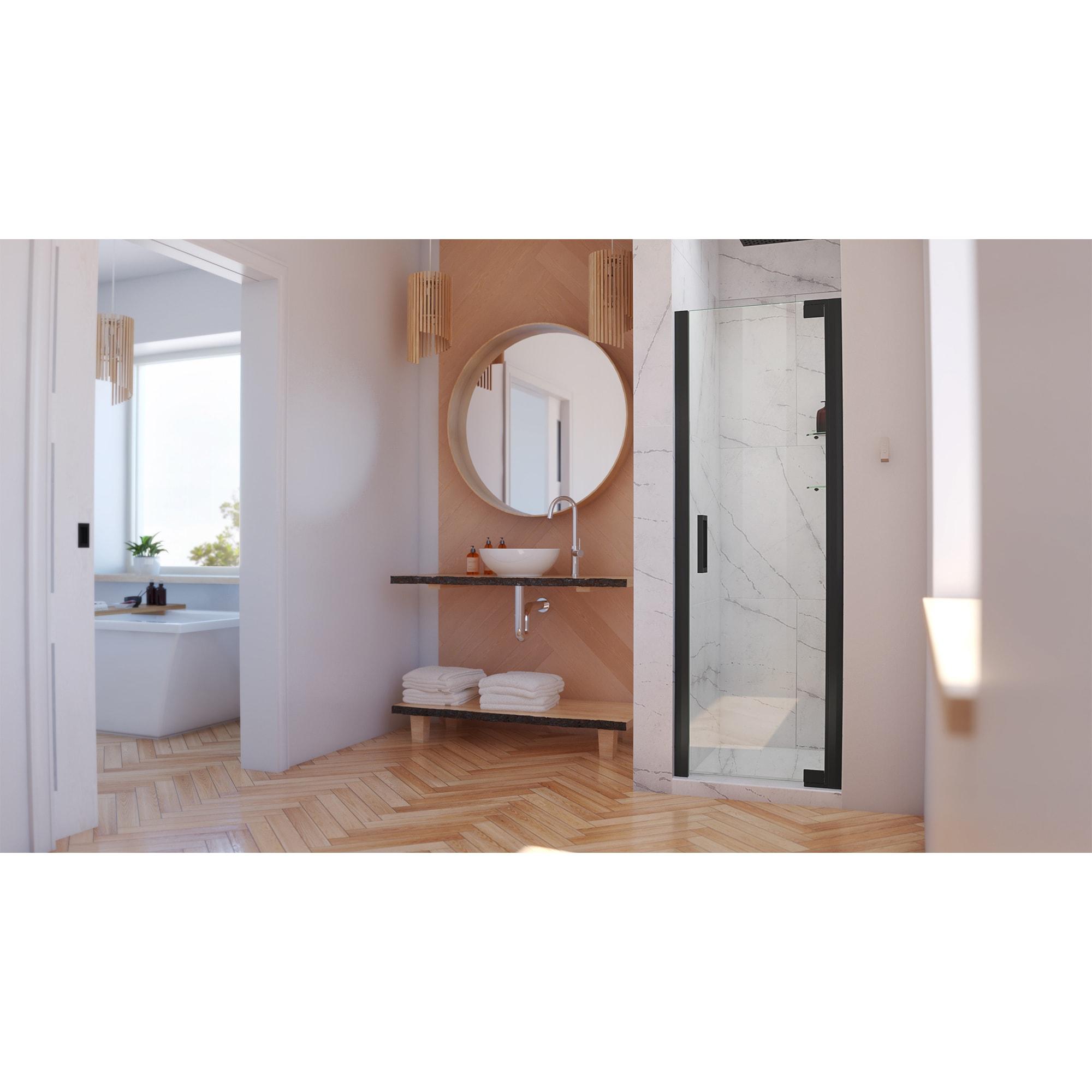 DreamLine Elegance-LS 27" W x 72" H Pivot Frameless Shower Door with ClearMax™ Technology SHDR-4327000-09
