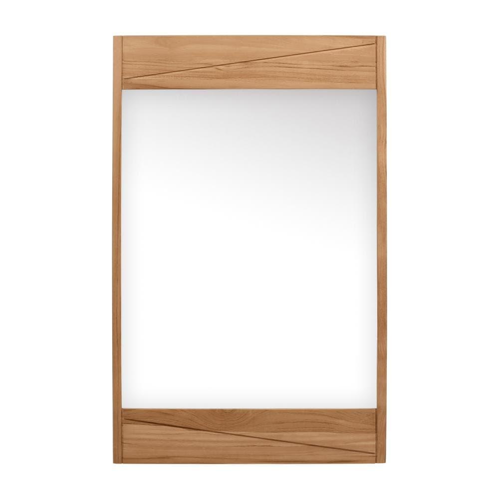 Union Rustic Landers Wood Flat Wall Mirror
