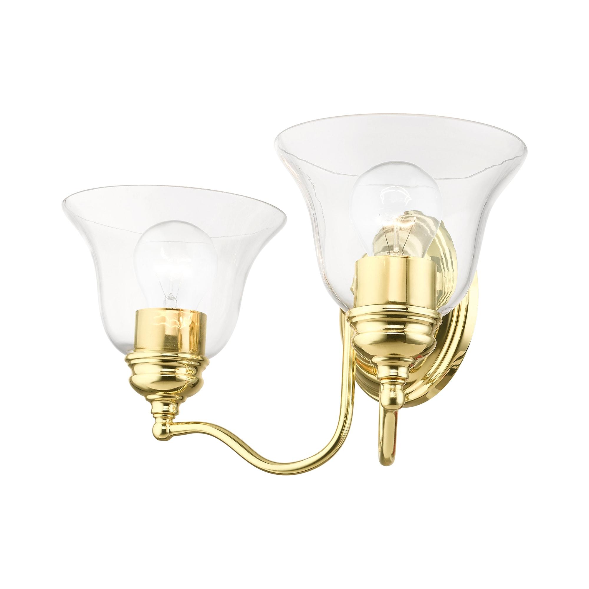 Livex Lighting Moreland 2 - Light Vanity in  Polished Brass