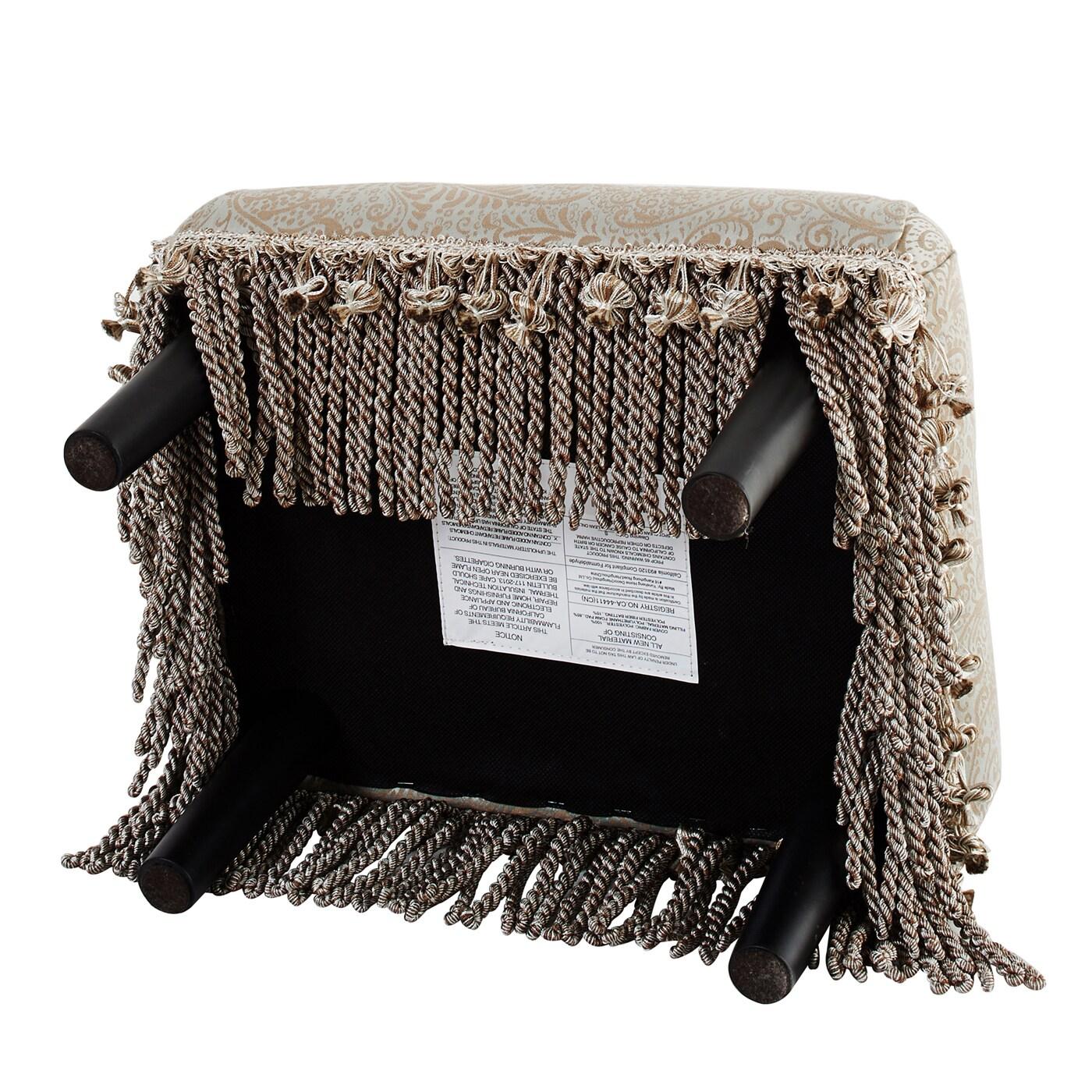 Jennifer Taylor Home Fiona Accent Footstool Ottoman