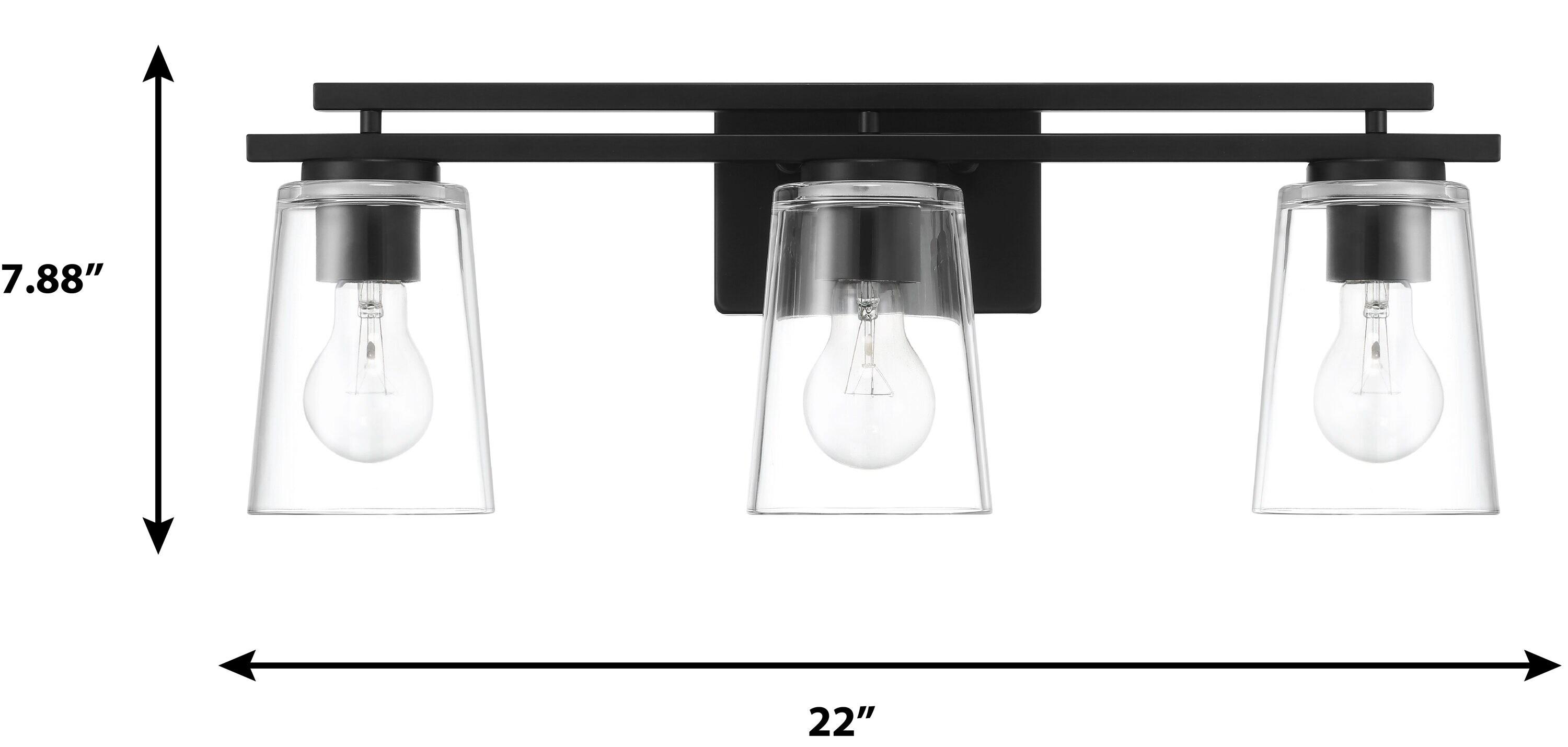 Three Posts™ Averi 3 - Light Dimmable Vanity Light