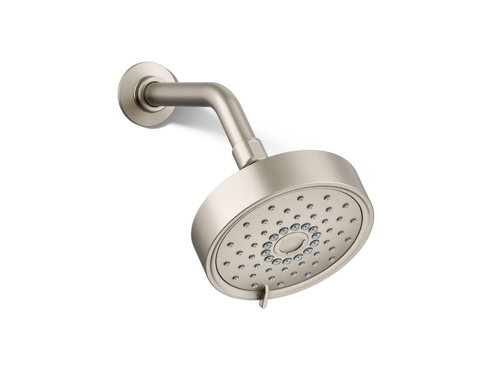 Kohler Purist 2.5 Gpm Multifunction Wall Mount Showerhead, Three Spray Settings, 5.5" High Pressure Spray Head