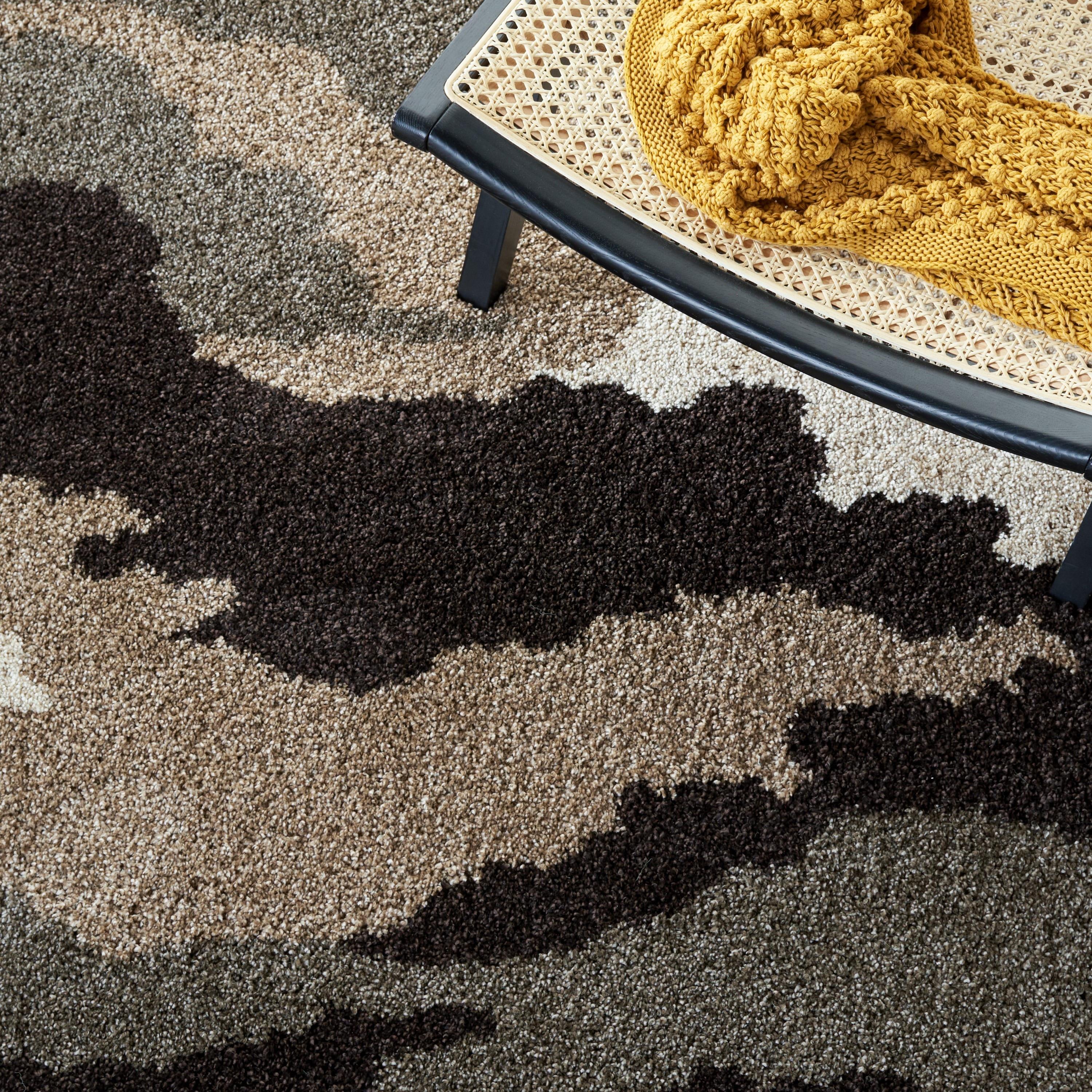 Florida Shag SG453 Power Loomed Indoor Area Rug - Beige/Multi - 8'x10' - Safavieh.