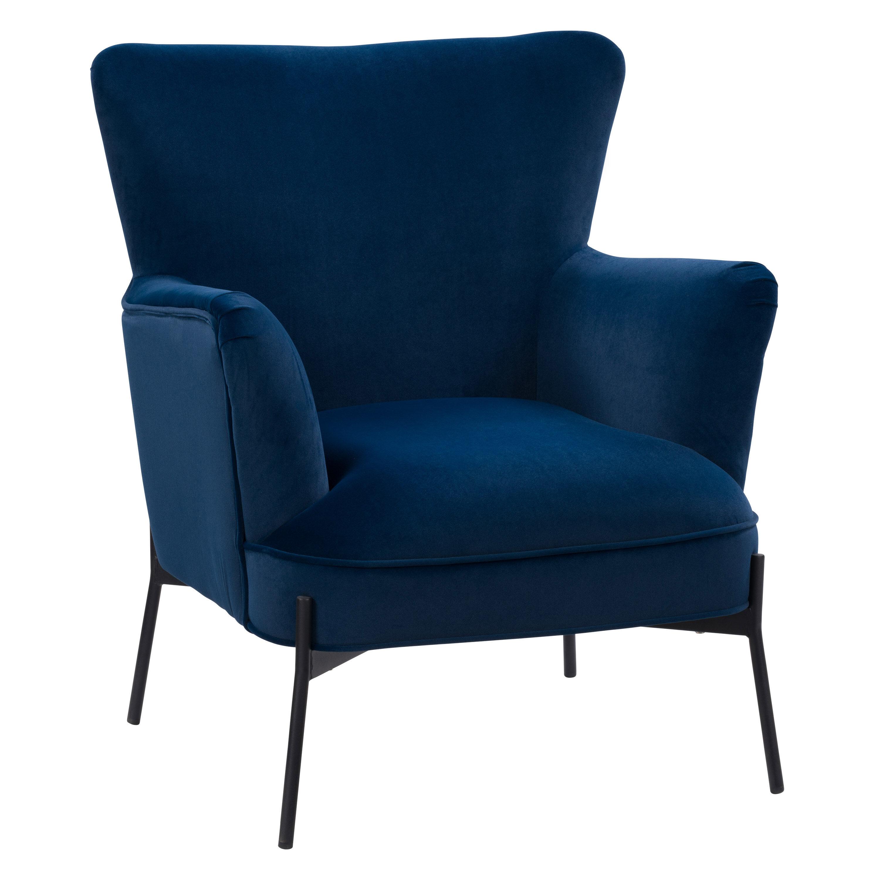 Elwood Wingback Accent Chair - CorLiving