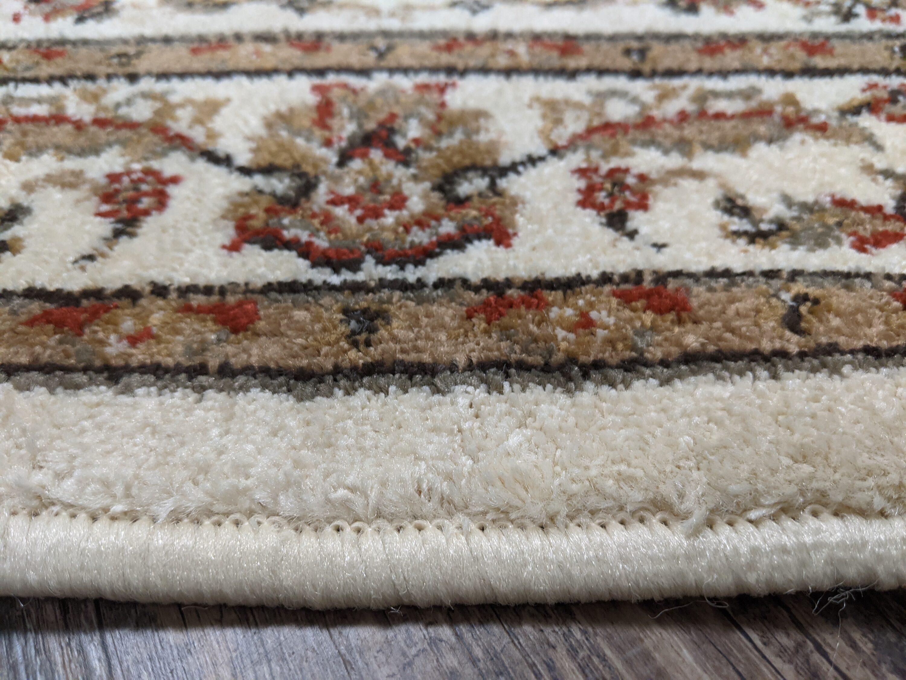 Radici Usa Como Area Rug 1596 Ivory Italian Bordered 7' 9" x 11' Rectangle