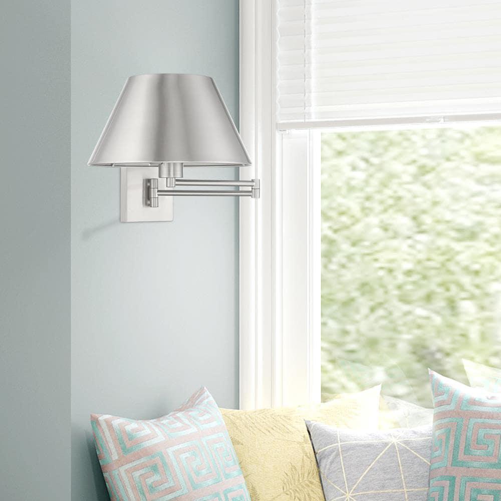 Livex Lighting 1 - Light Wall Light in  Brushed Nickel