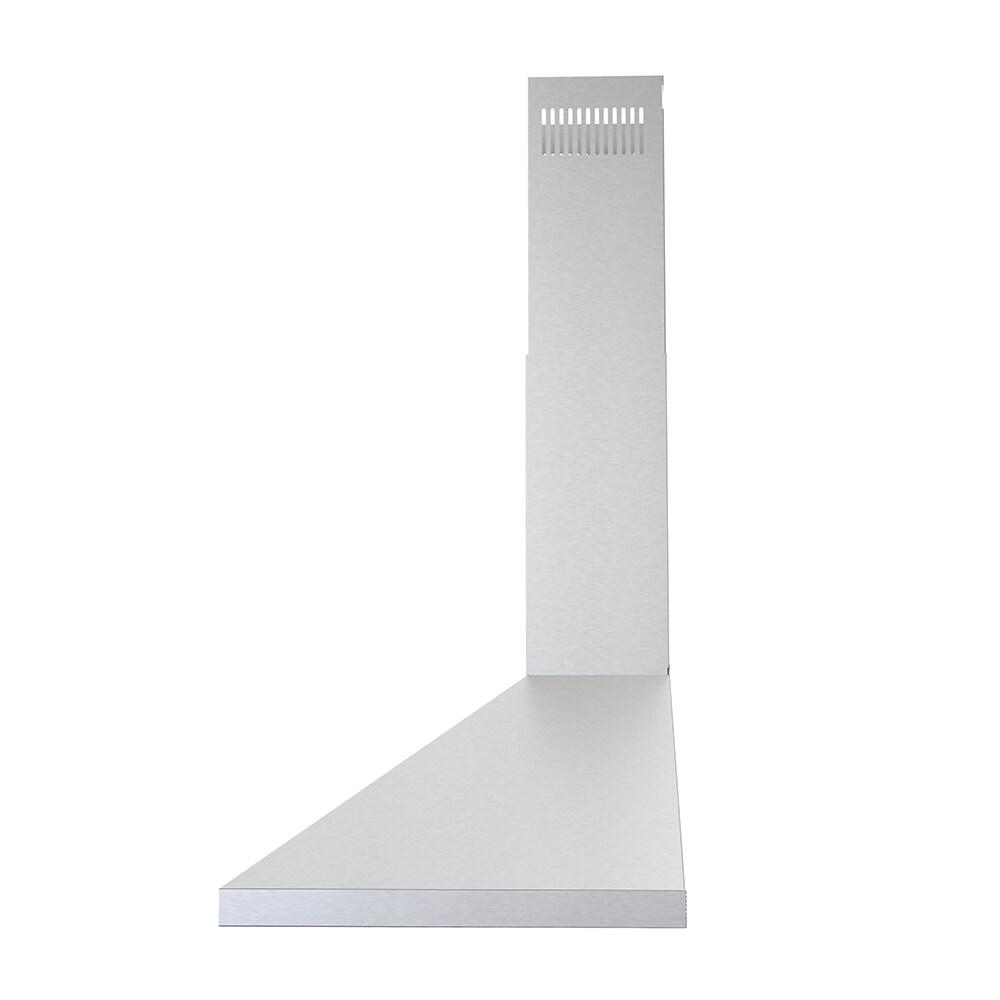 Streamline Francesco 30" 350 Cubic Feet Per Minute Ducted Wall Mount Range Hood with Baffle Filter and Light Included