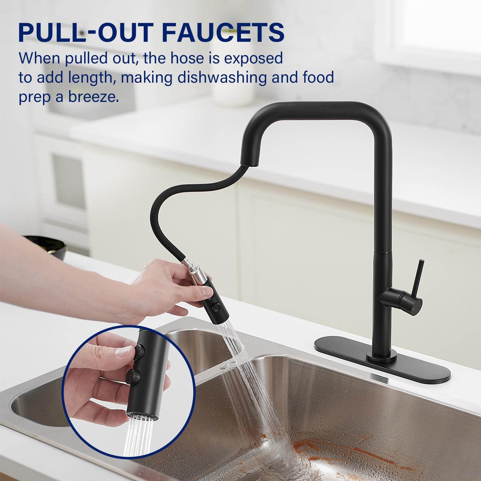 VIBRANTBATH Pull Down Kitchen Faucet