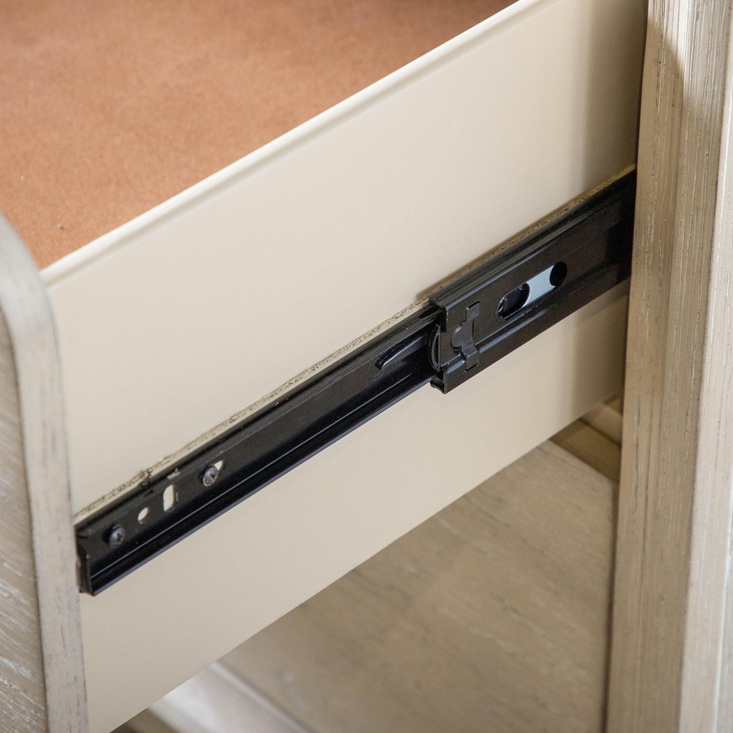 HOMES: Inside + Out 3pc Queen Neovesi Platform Bedroom Set Boho with 2 Nightstands Oak