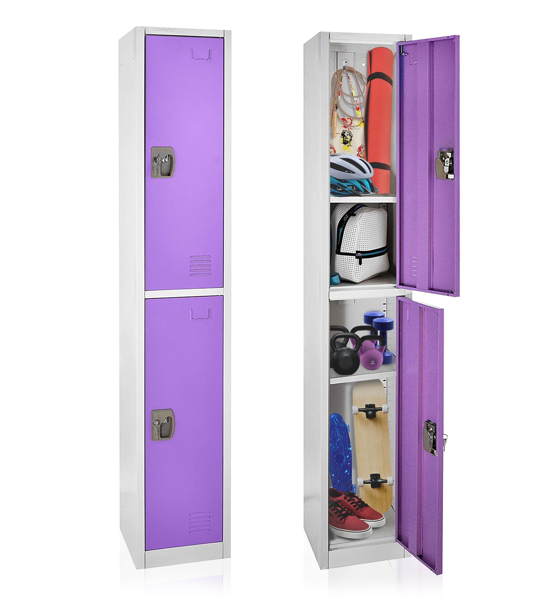 12'' Wide Steel 2-Tier School and Gym Locker