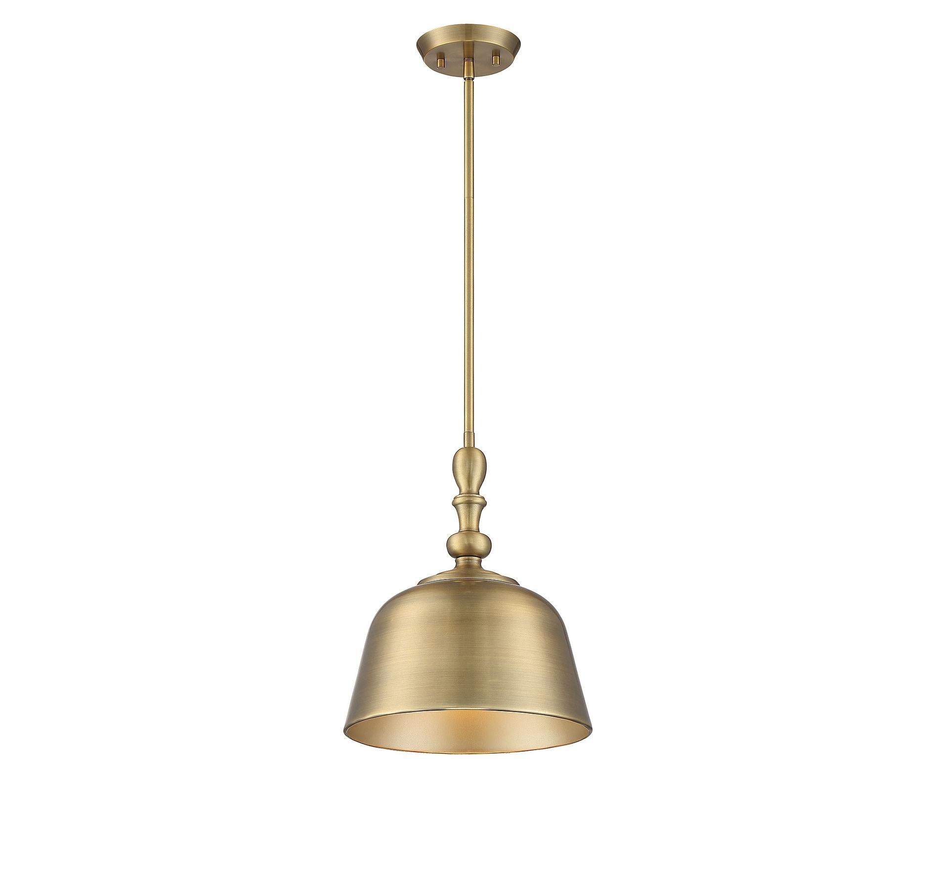 Savoy House Berg 1 - Light Pendant in  Warm Brass