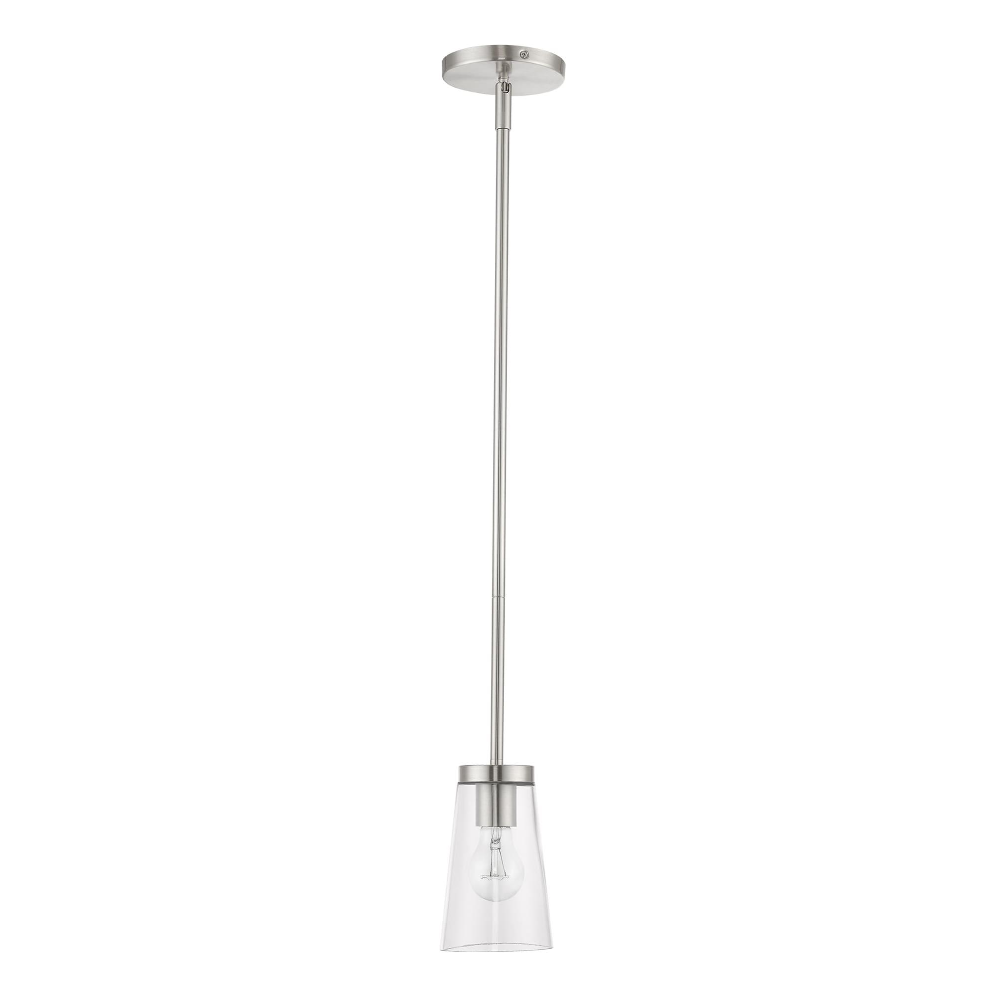 Livex Lighting Cityview 1 - Light Pendant in  Brushed Nickel