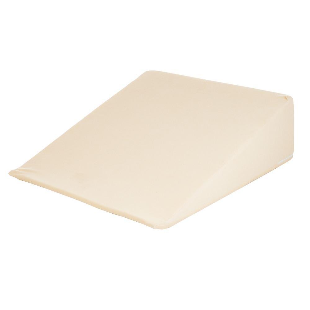 Fleming Supply Supportive Memory Foam Wedge Pillow With Cover - Ivory