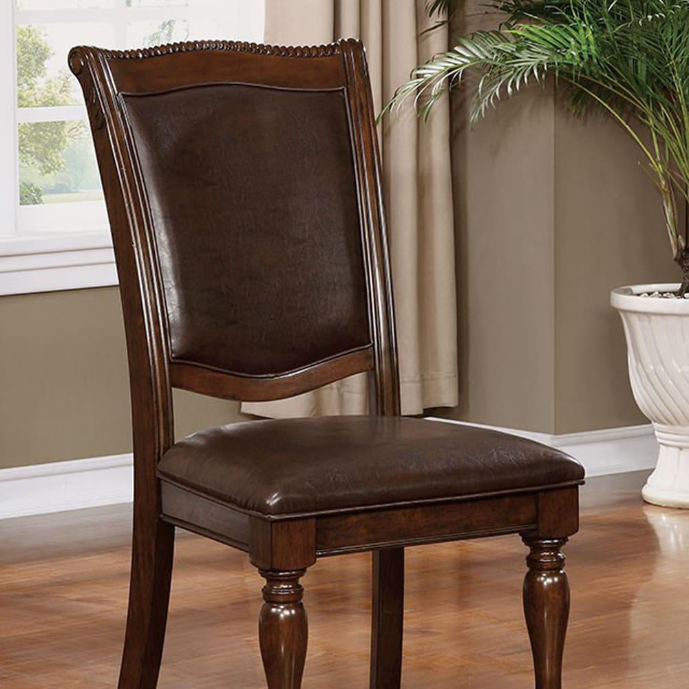 Anahlia Side Chair in Espresso (Set of 2)