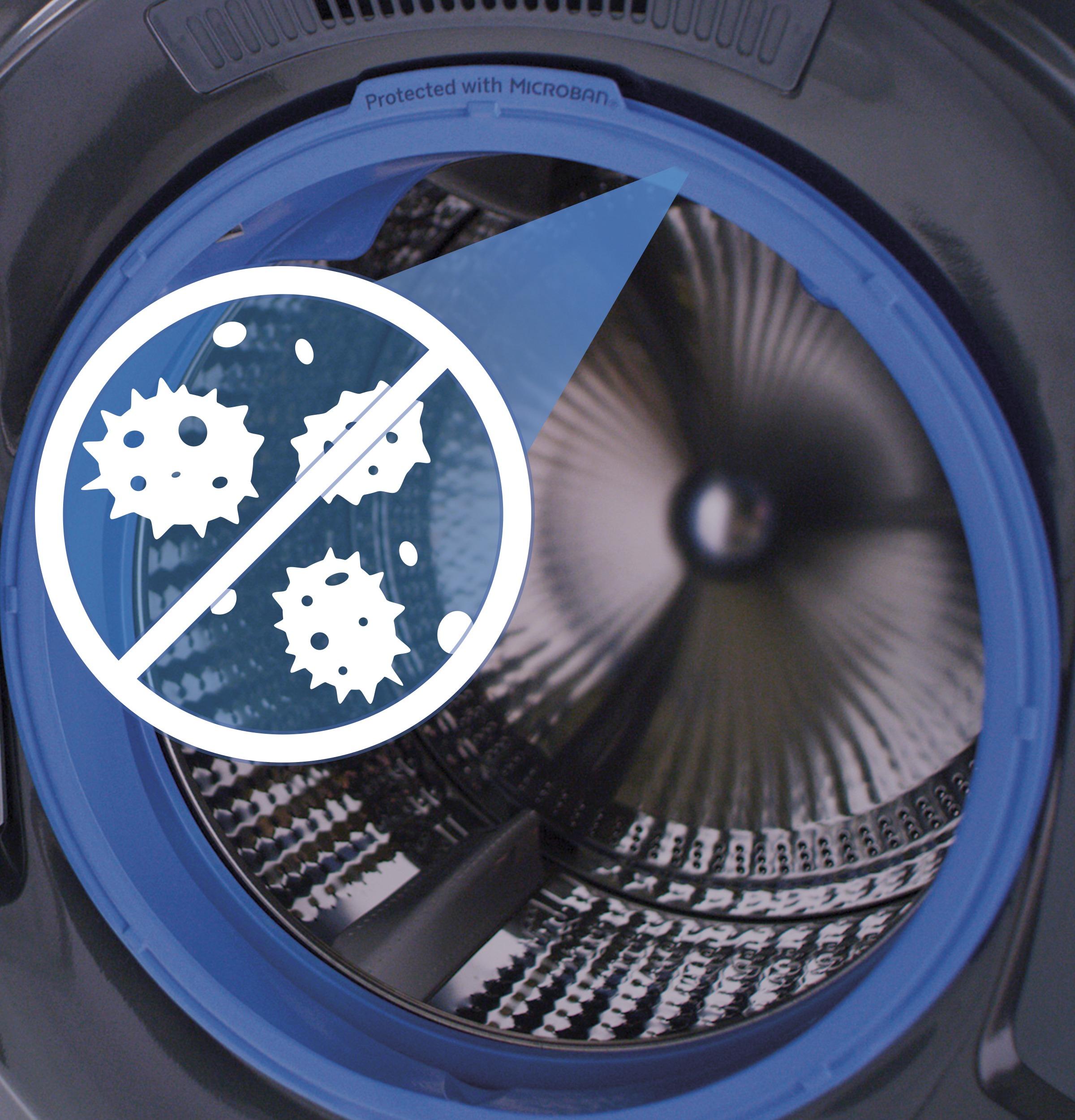 GE Appliances 5 Cubic Feet Energy Star Front Load Washer with Steam Wash