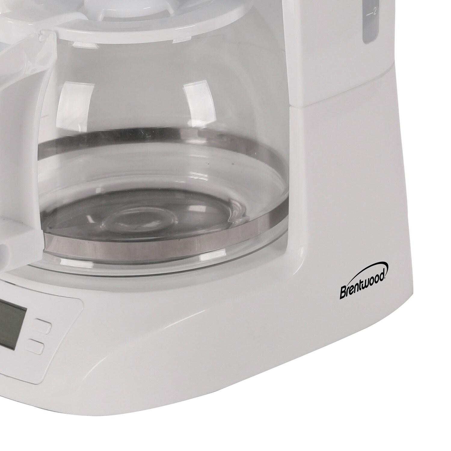 Brentwood 10-Cup Digital Coffee Maker (White)