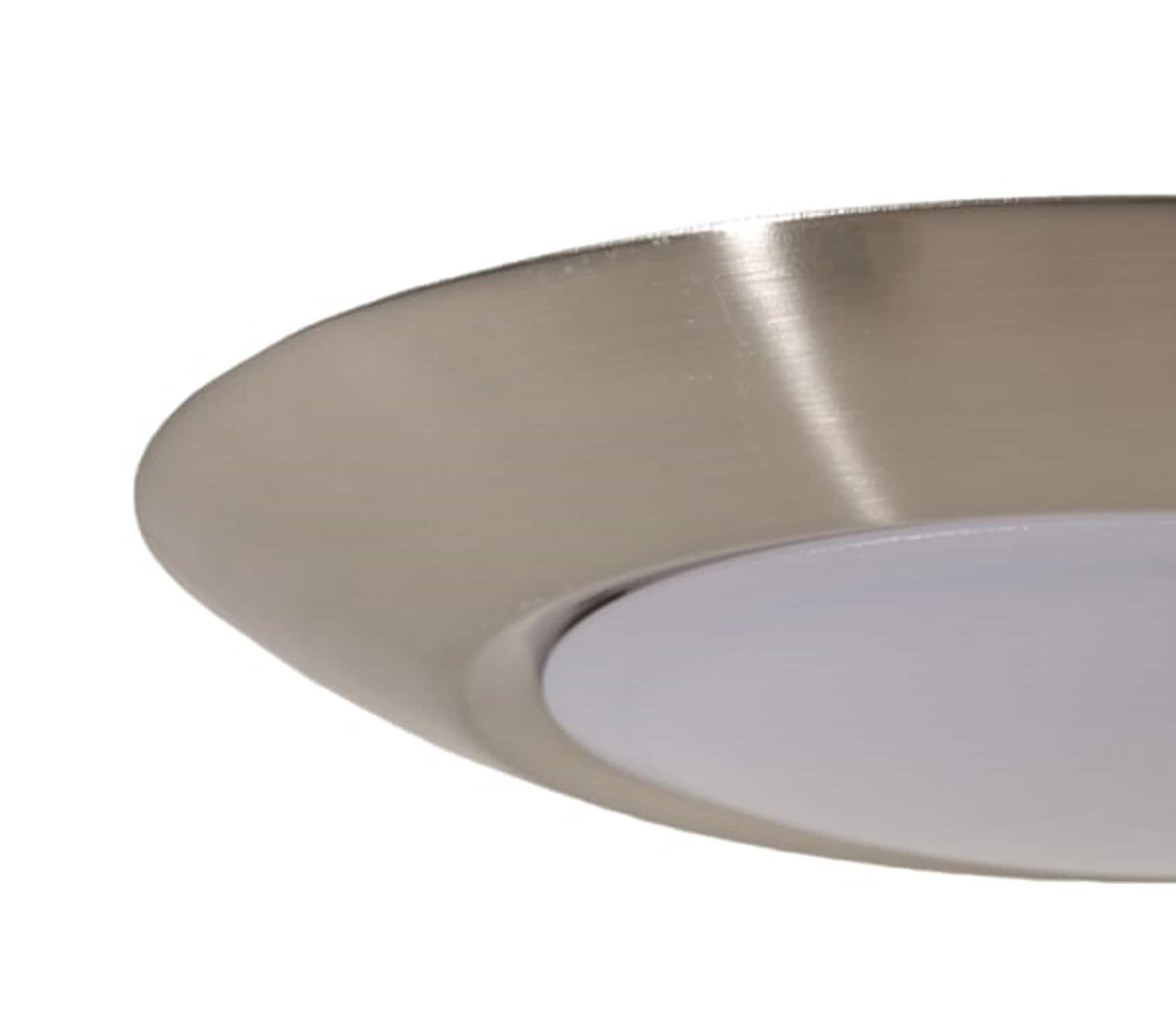 Craftmade X9007-Led Led Flushmount 7" Wide Led Flush Mount Ceiling Fixture - Nickel