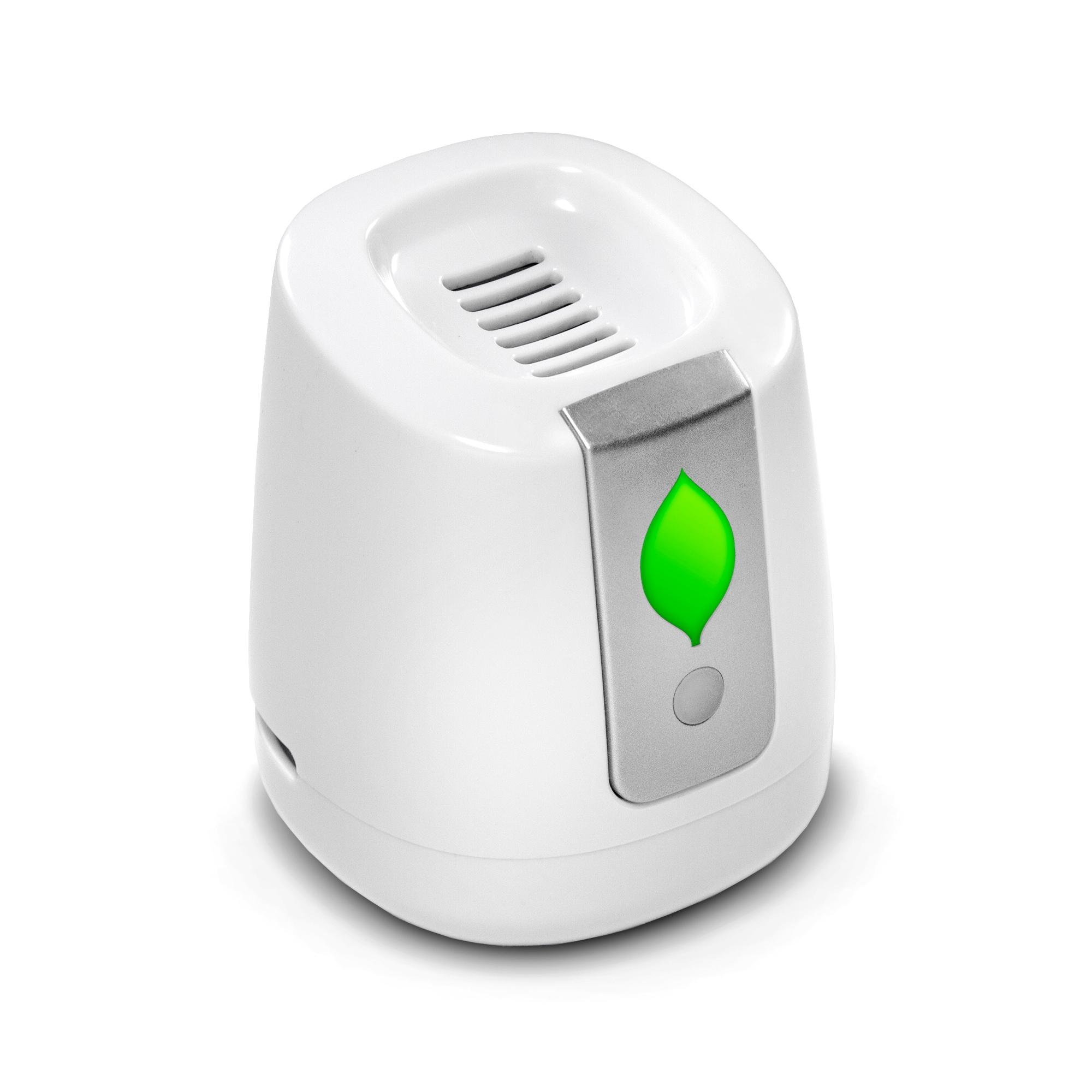 Compact White Ionic Refrigerator Air Purifier with LED Indicator