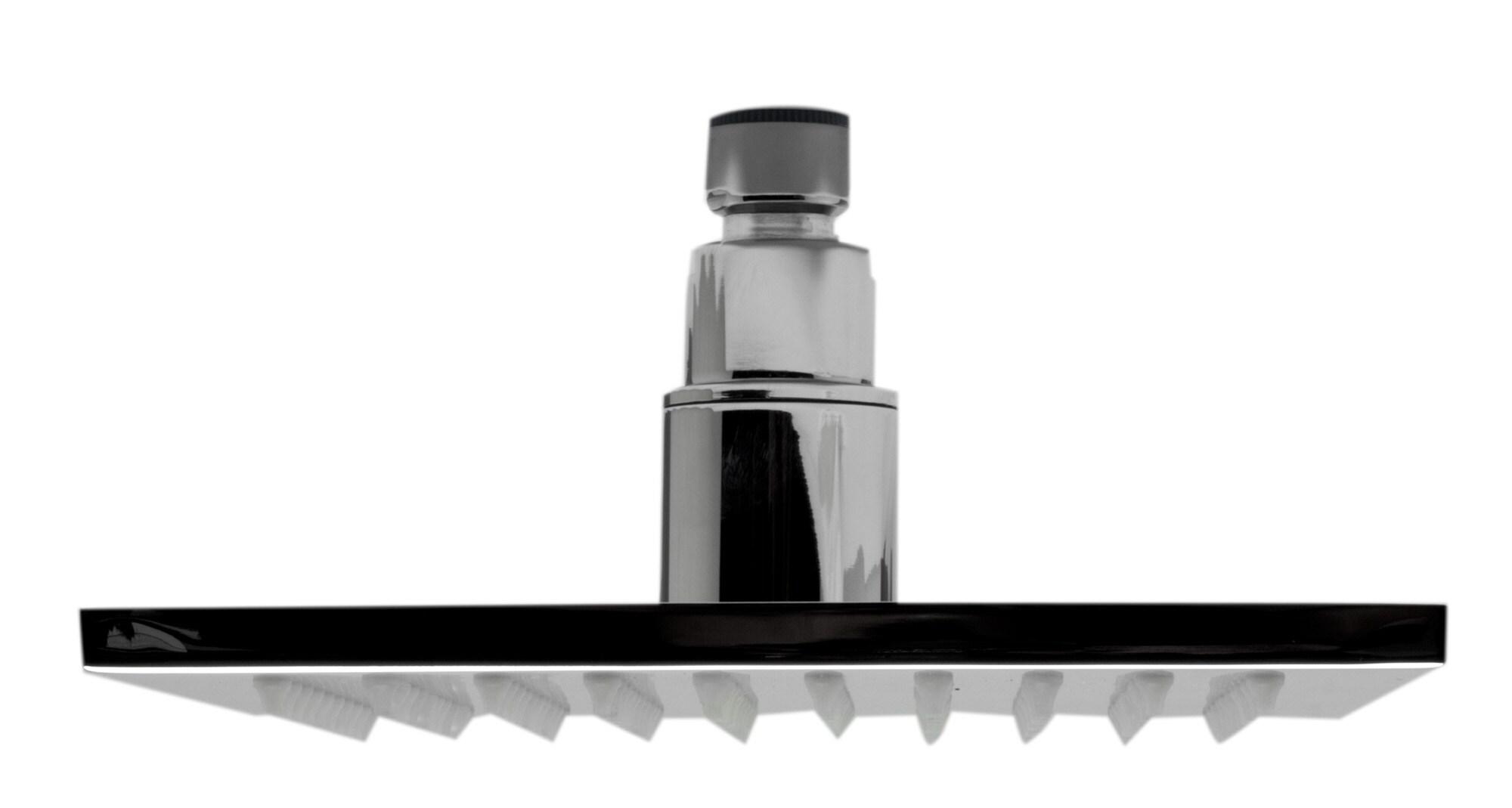 Alfi Brand Rain Fixed Shower Head 1.8 GPM GPM with Temperature-based LED LED8S-BN