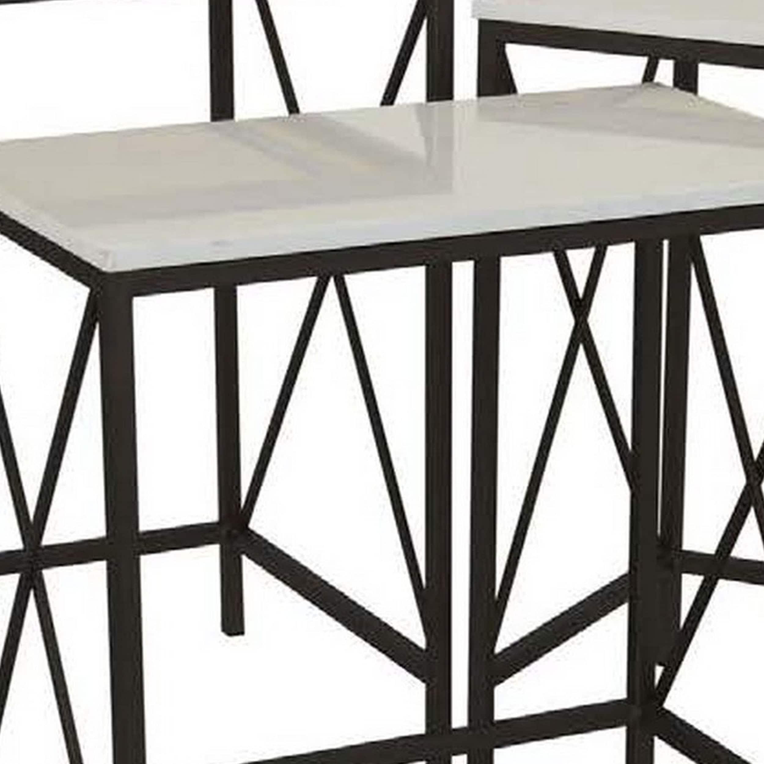 Benjara Zoe Plant Stand