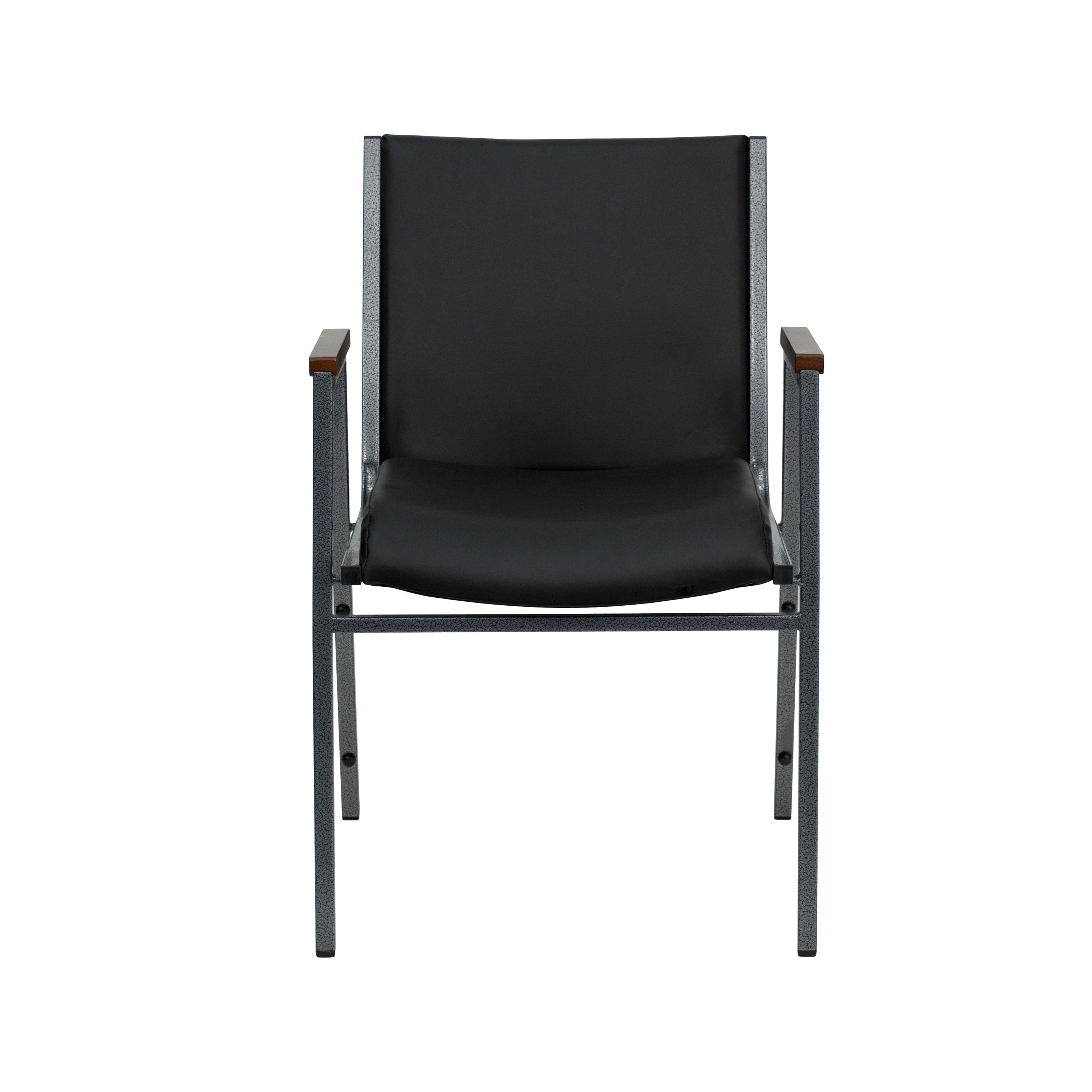 Offex Aliya Heavy Duty Stack Chair with Arms
