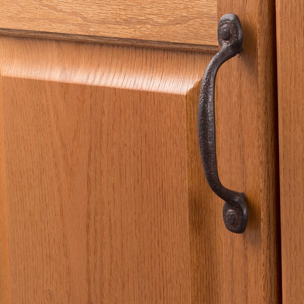 Refined Rustic Kitchen Cabinet Handles, Solid Core Drawer Pulls for Cabinet Doors, 3-3/4"(96mm)