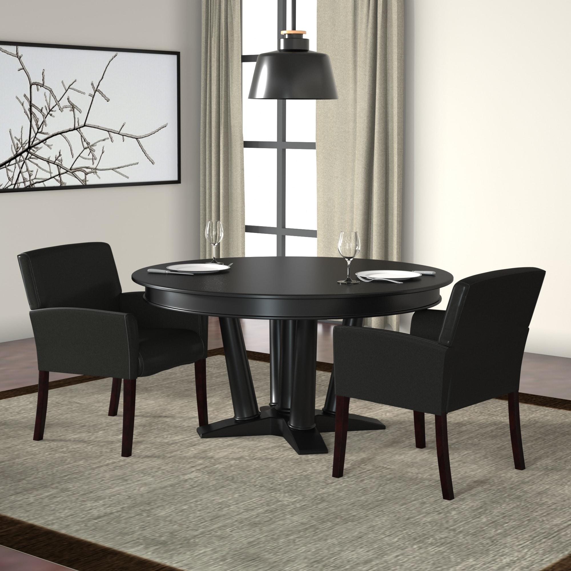 Boss Office Products Black Reception Waiting Room Chair