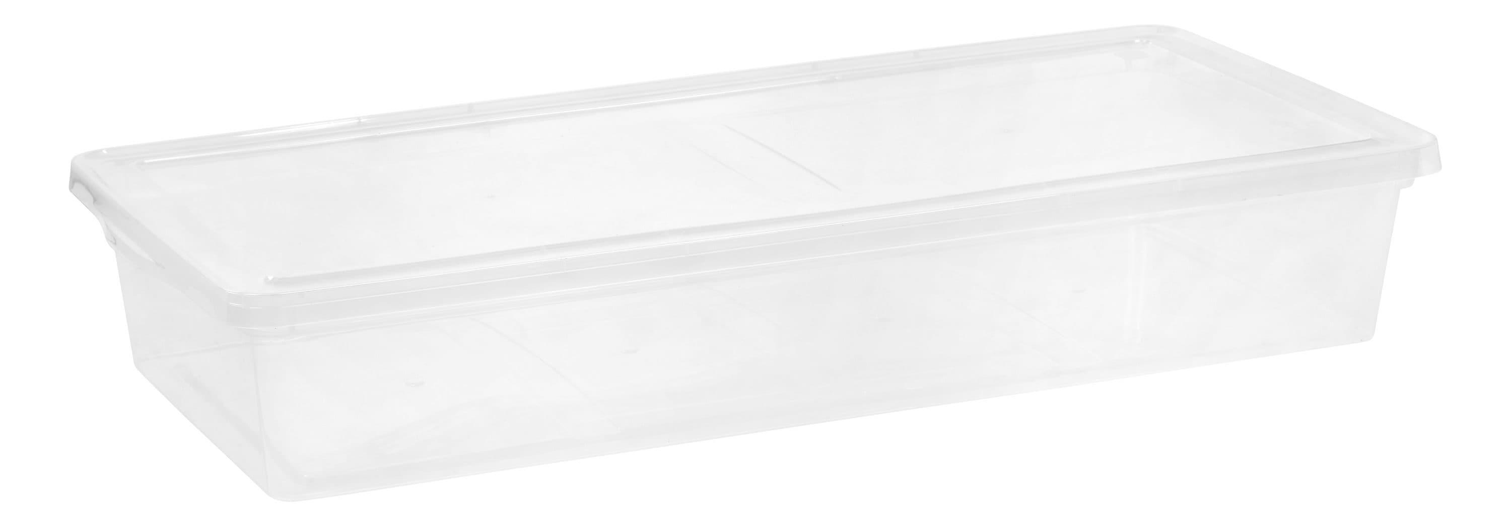 IRIS 41 Quart Clear Storage Box, 1 Pack, Clear
