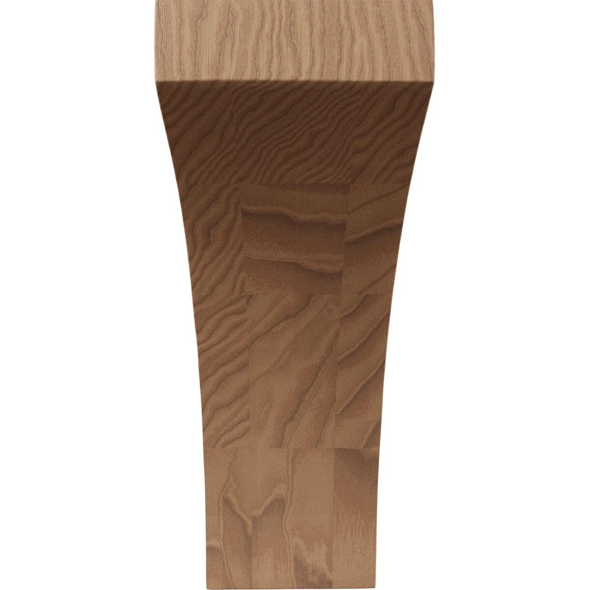 Ekena Millwork 3-in x 5.5-in x 8-in Unfinished Mahogany Wood Paintable/Stainable Corbel